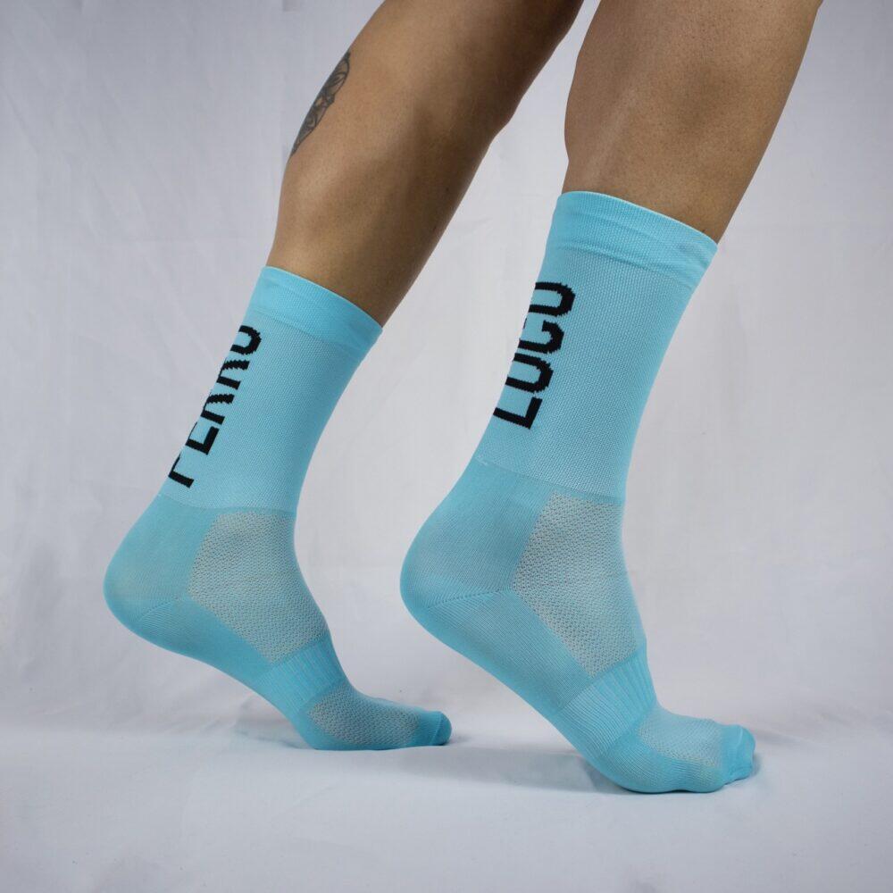 Calcetines Deportivos Ciclismo Perro Loco unisex Ultralight Azul 2/3
