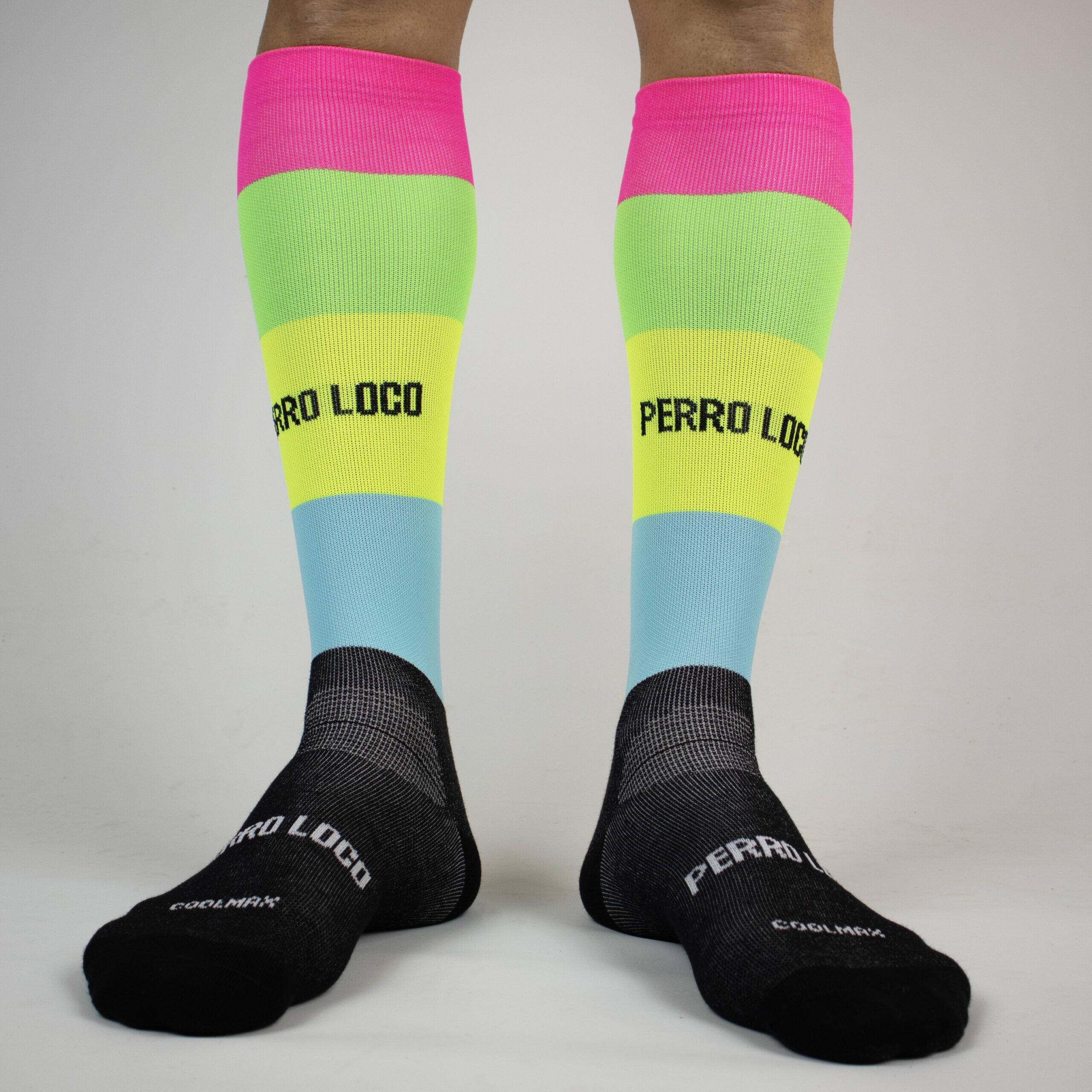 Calcetines Deportivos Running Perro Loco unisex TUTTI FRUTTI Fluor 3/3