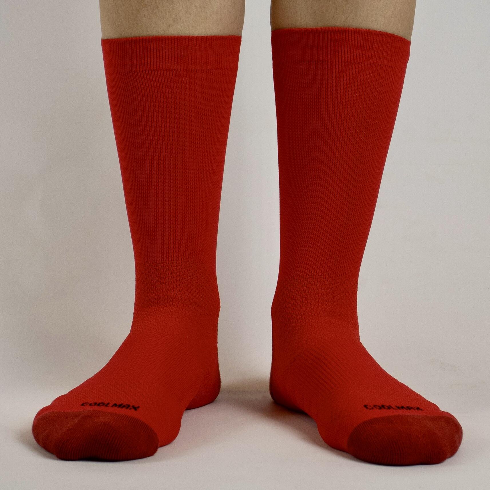 Calcetines Deportivos Running Perro Loco unisex Perra Loca Rojo 3/3