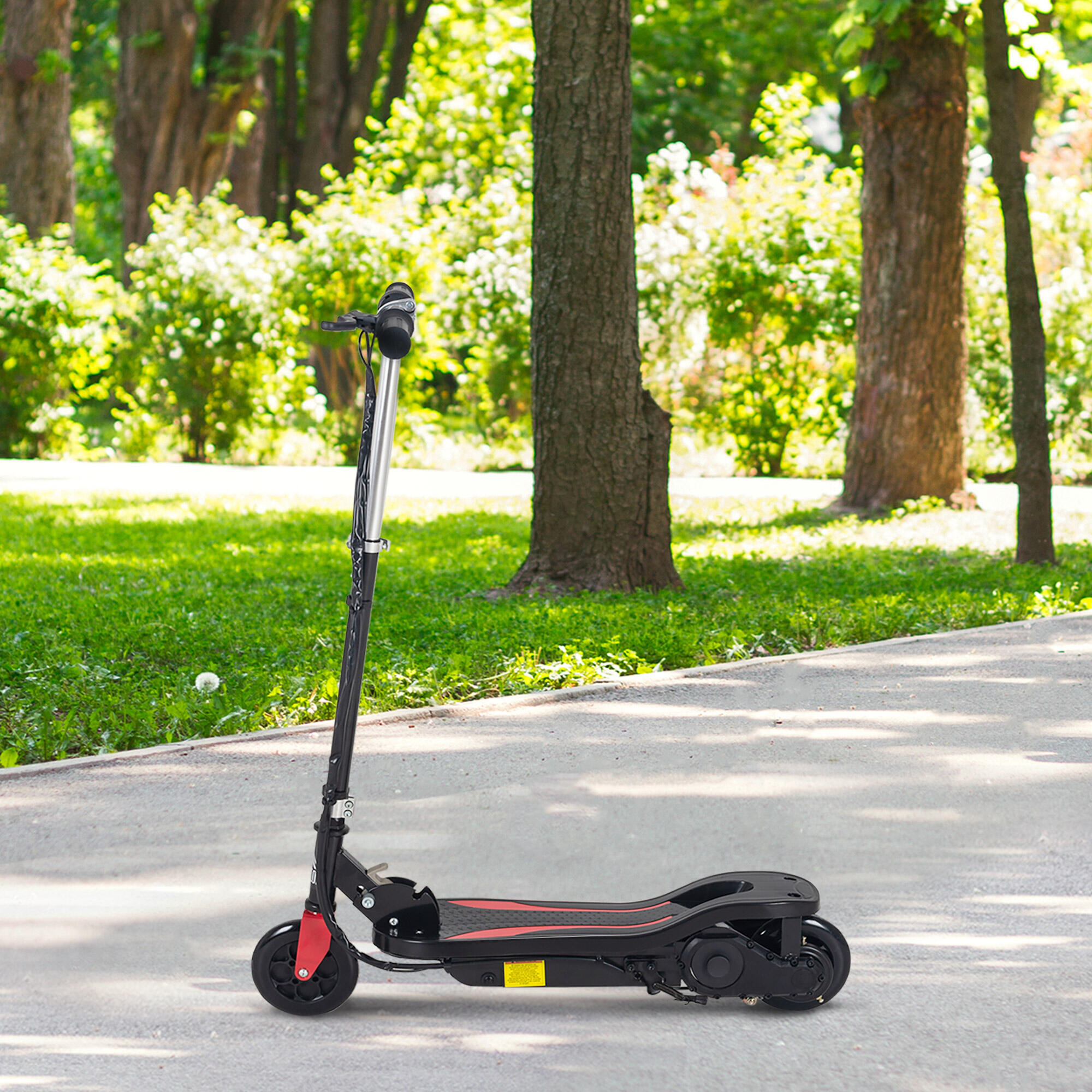 Patinete Eléctrico HOMCOM 75x36x93 cm Negro 2/7