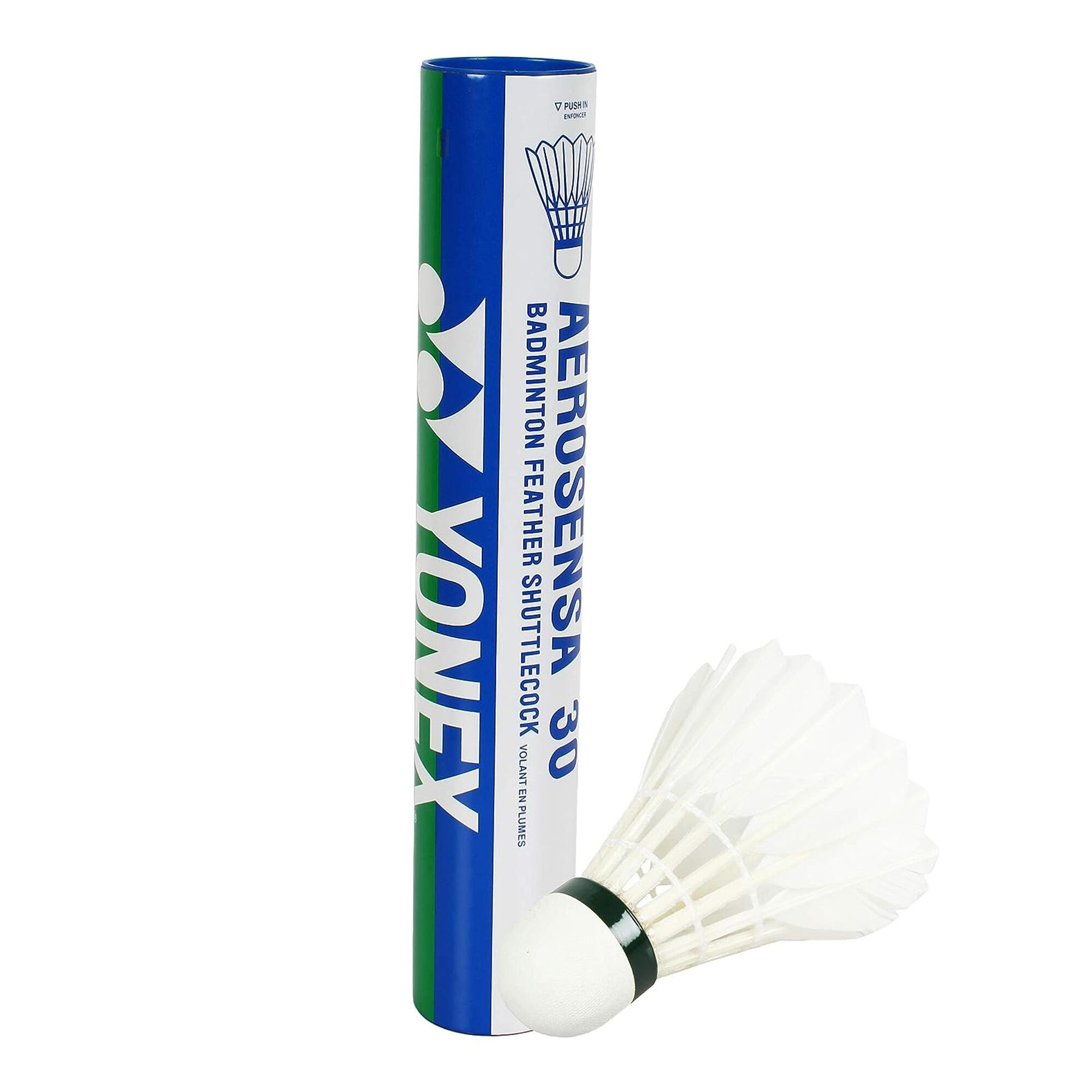 Aerosensa 30 Shuttlecock (Pack of 12) (White) 2/3