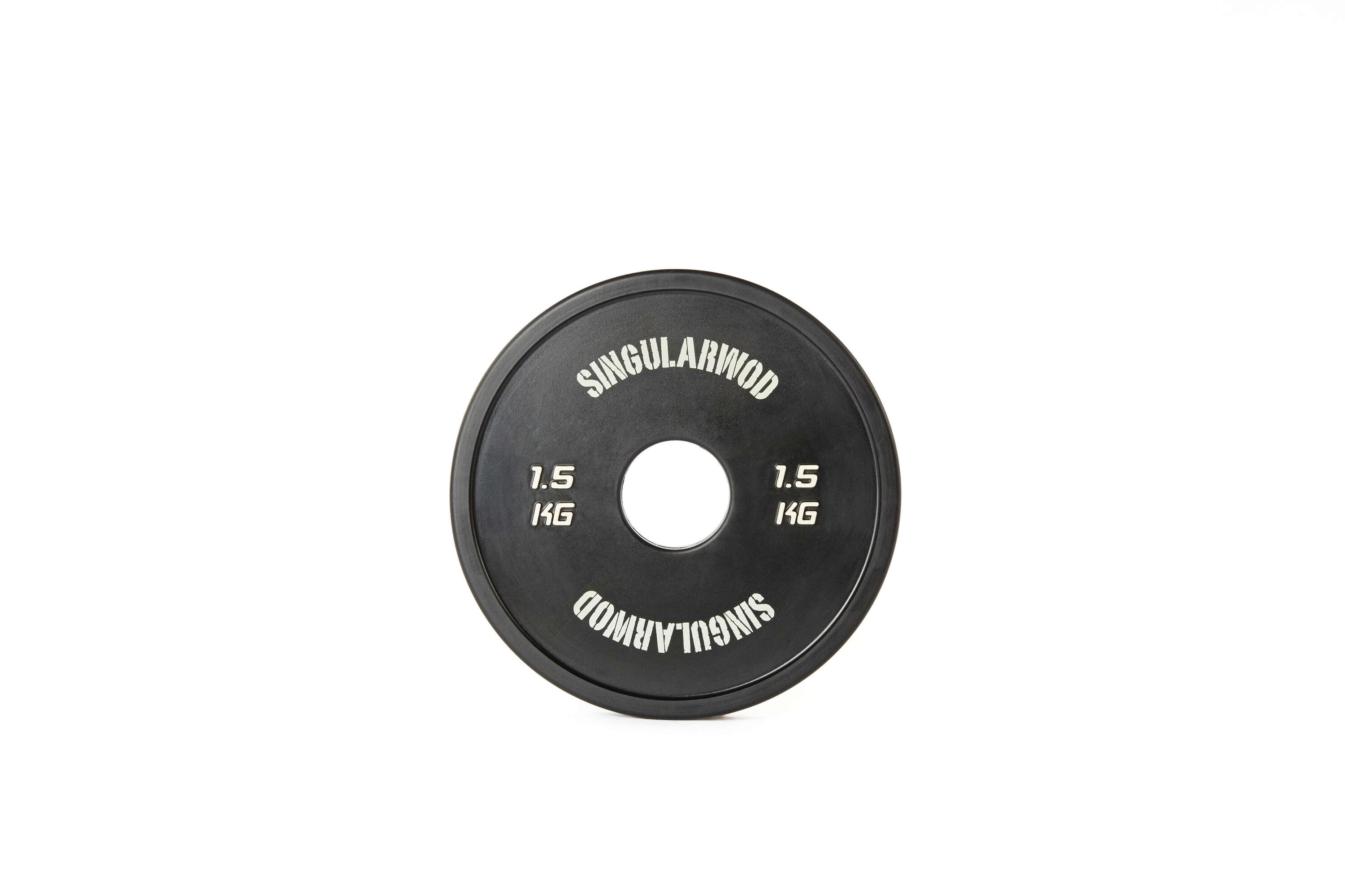 Disco De Caucho Para Entrenamiento Funcional 1,5 Kg Negro 2/4