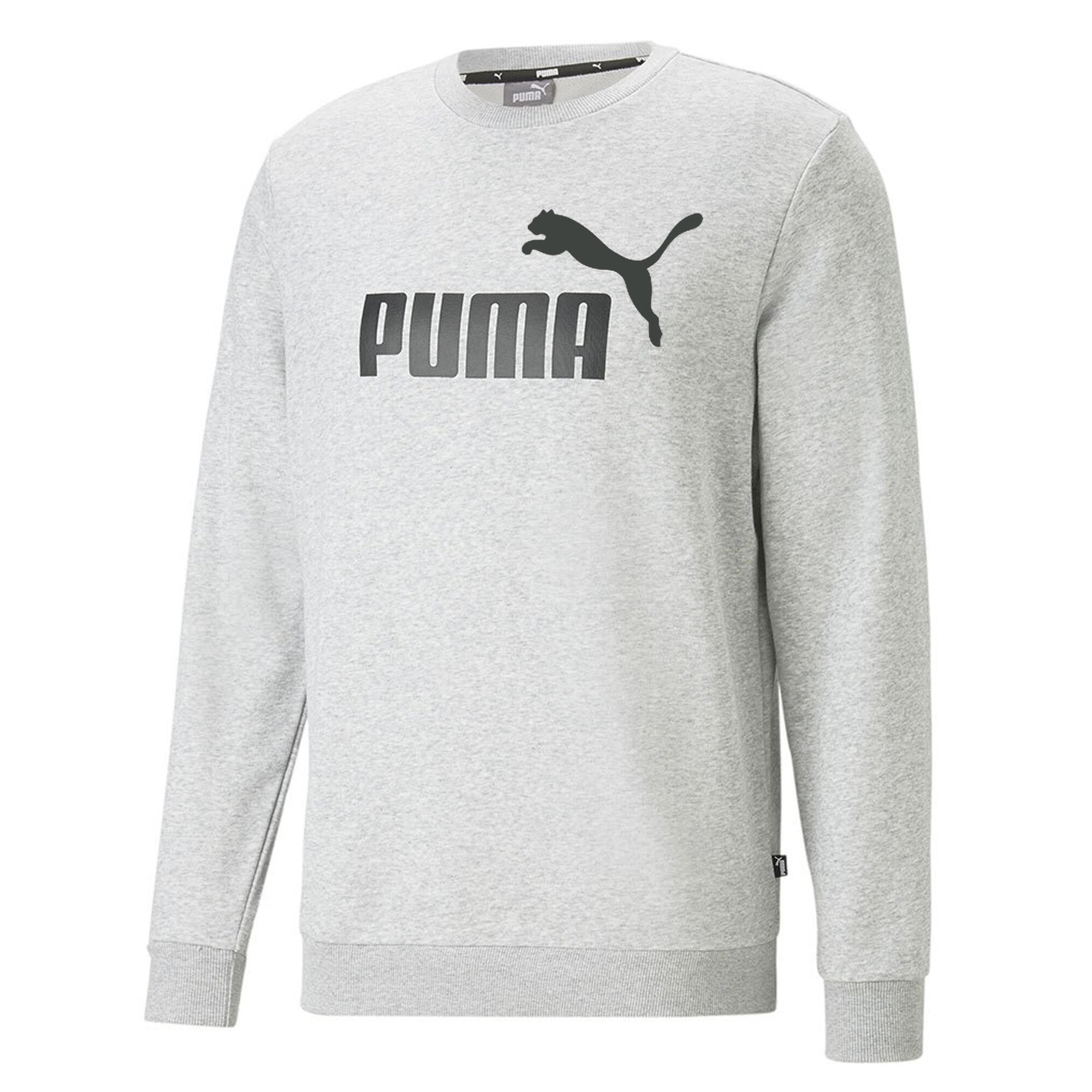PUMA Womens/Ladies ESS Logo Sweatshirt (Light Grey Heather)