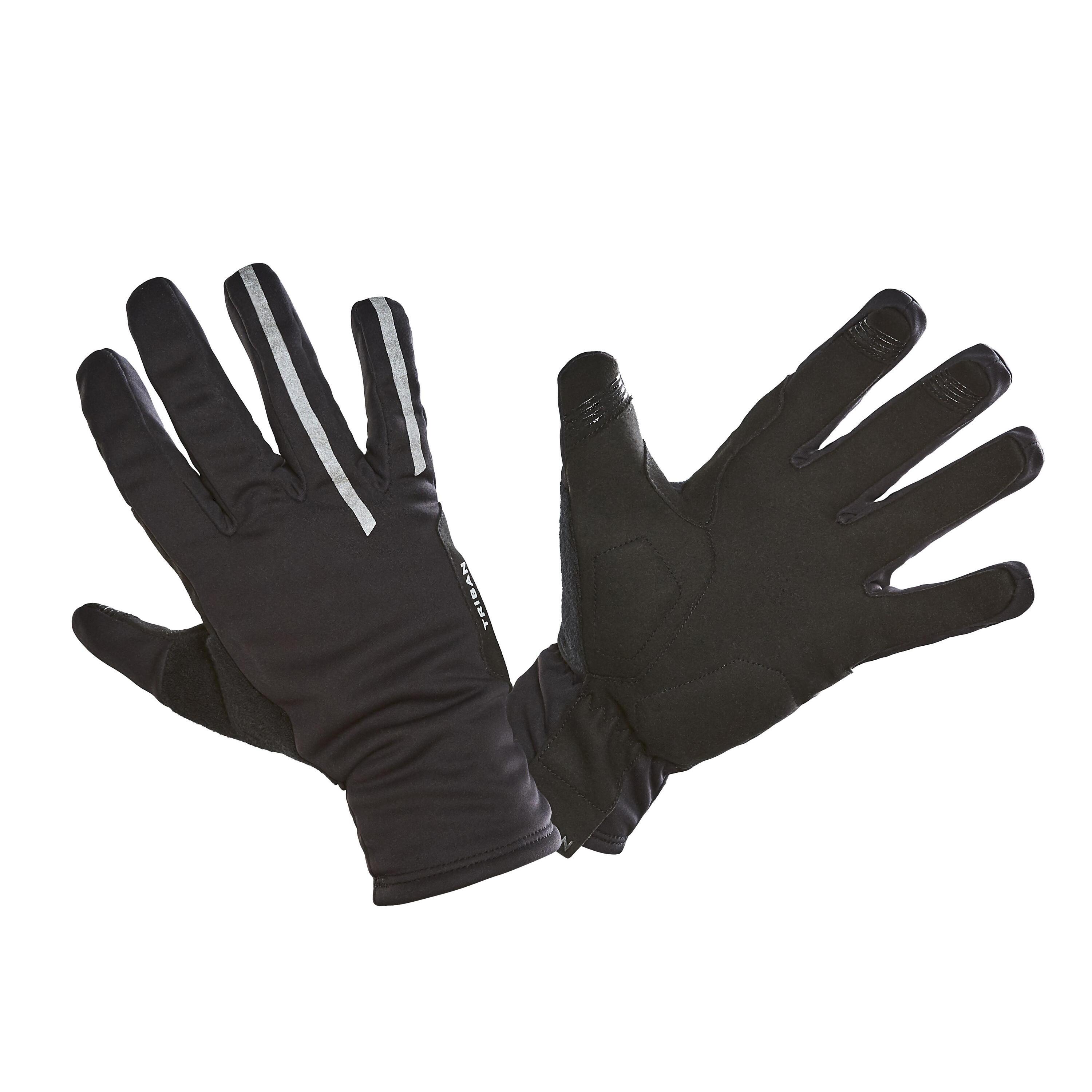 Refurbished Smartphone-compatible thermal cycling gloves - Black - A Grade 6/6