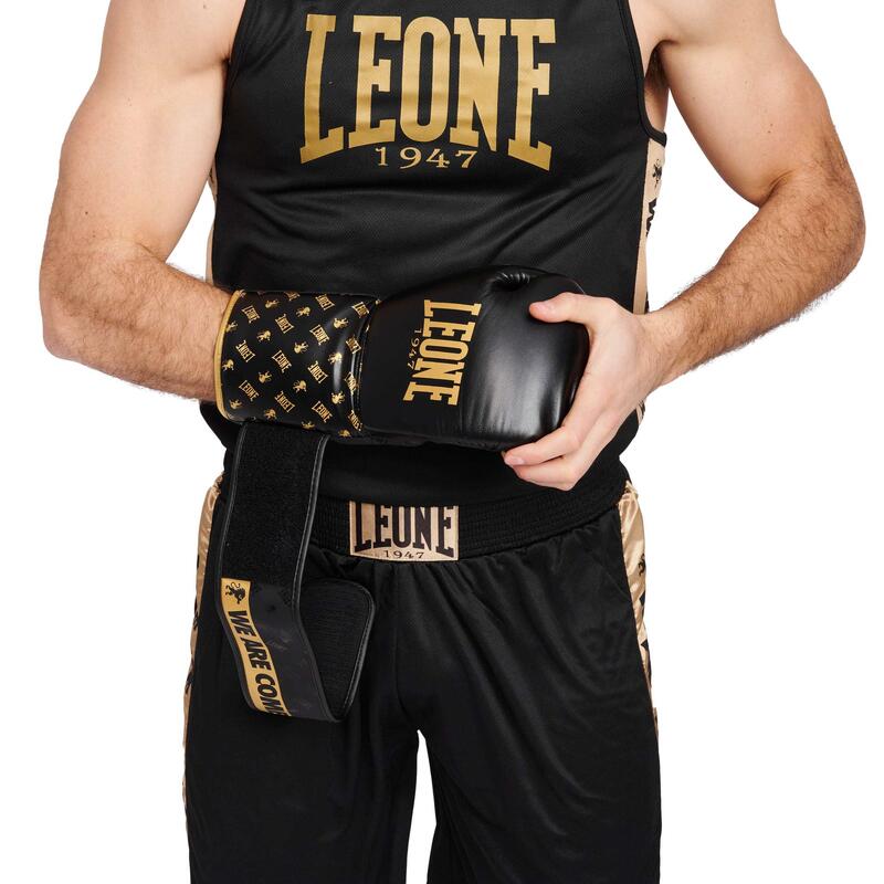 Pantalón short Adulto Boxeo Leone 1947  DNA negro