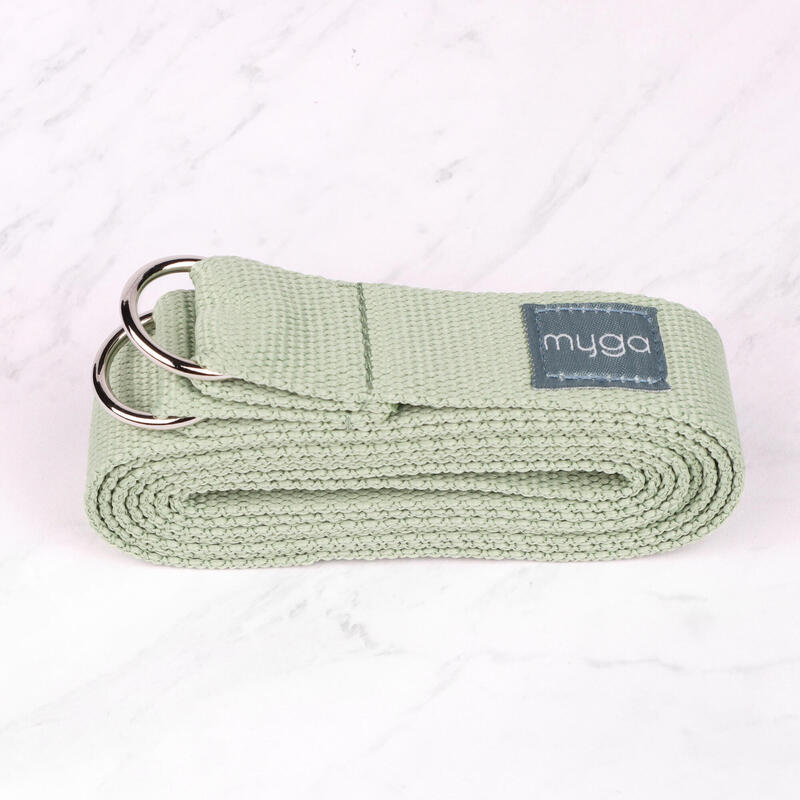 Set yoga Myga Palm: saltea, bloc, curea