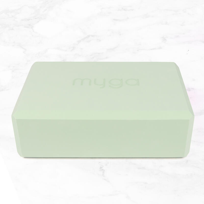 Set yoga Myga Palm: saltea, bloc, curea
