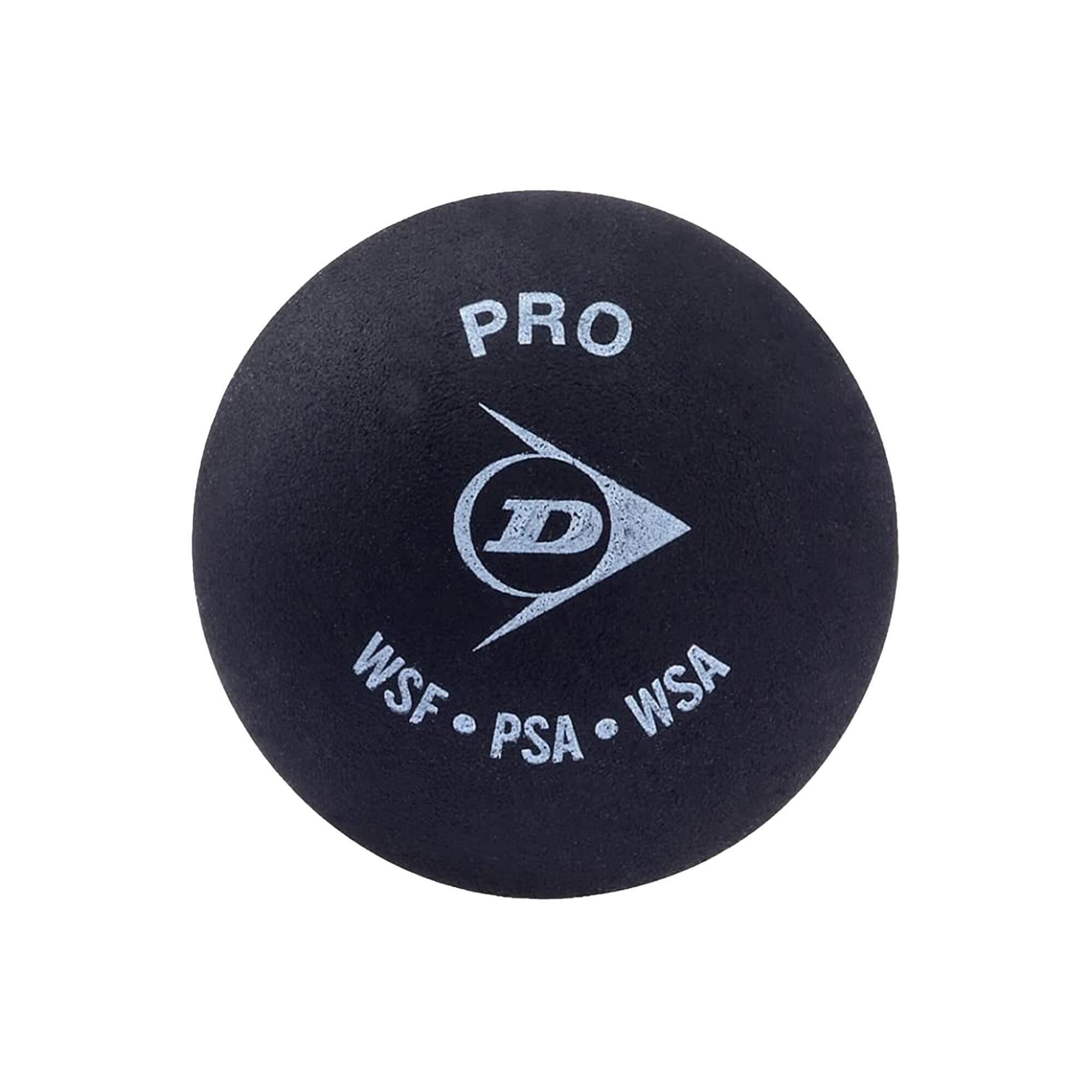 DUNLOP Pro Squash Balls (Pack of 12) (Black/White)