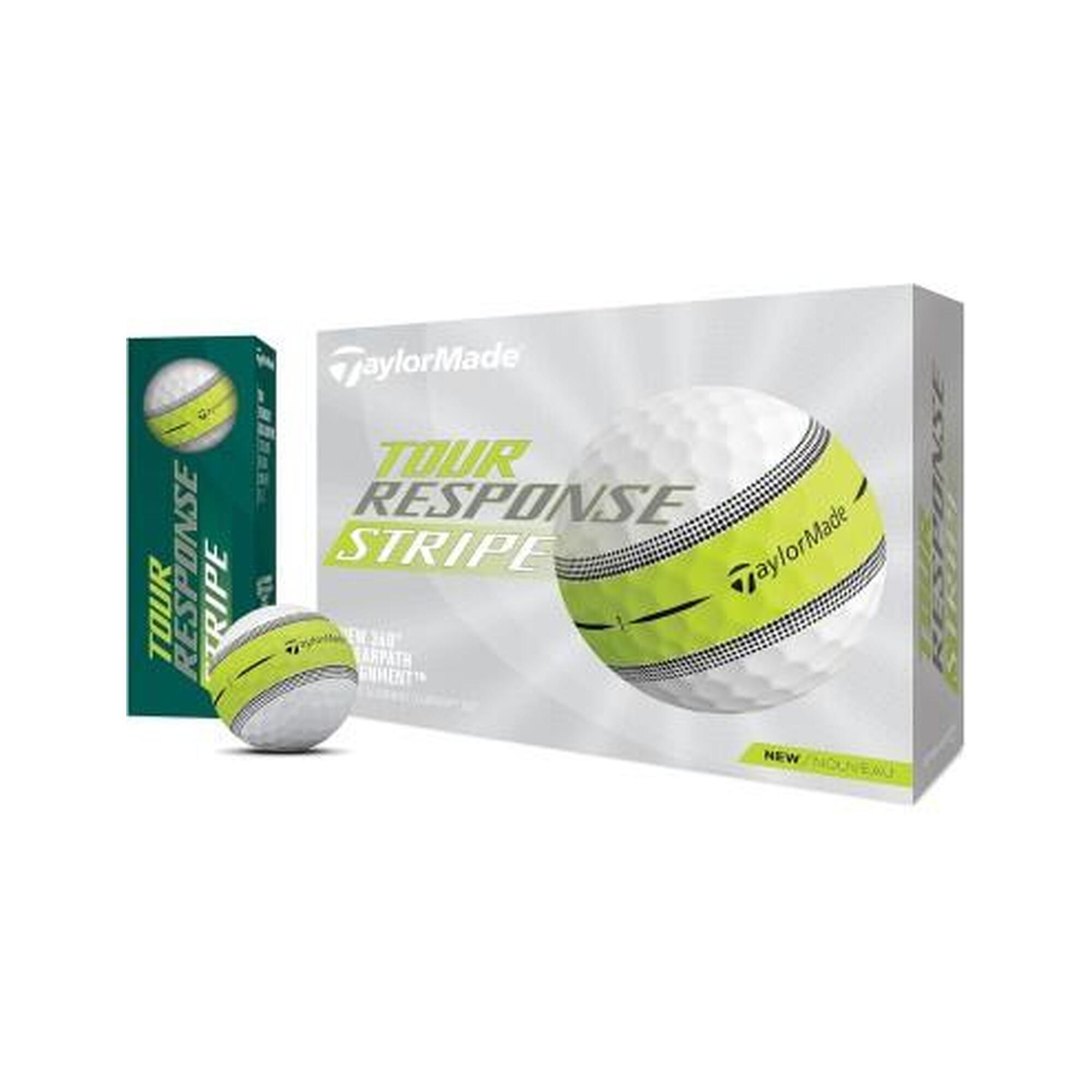 Palline da golf TaylorMade Tour Response Stripe