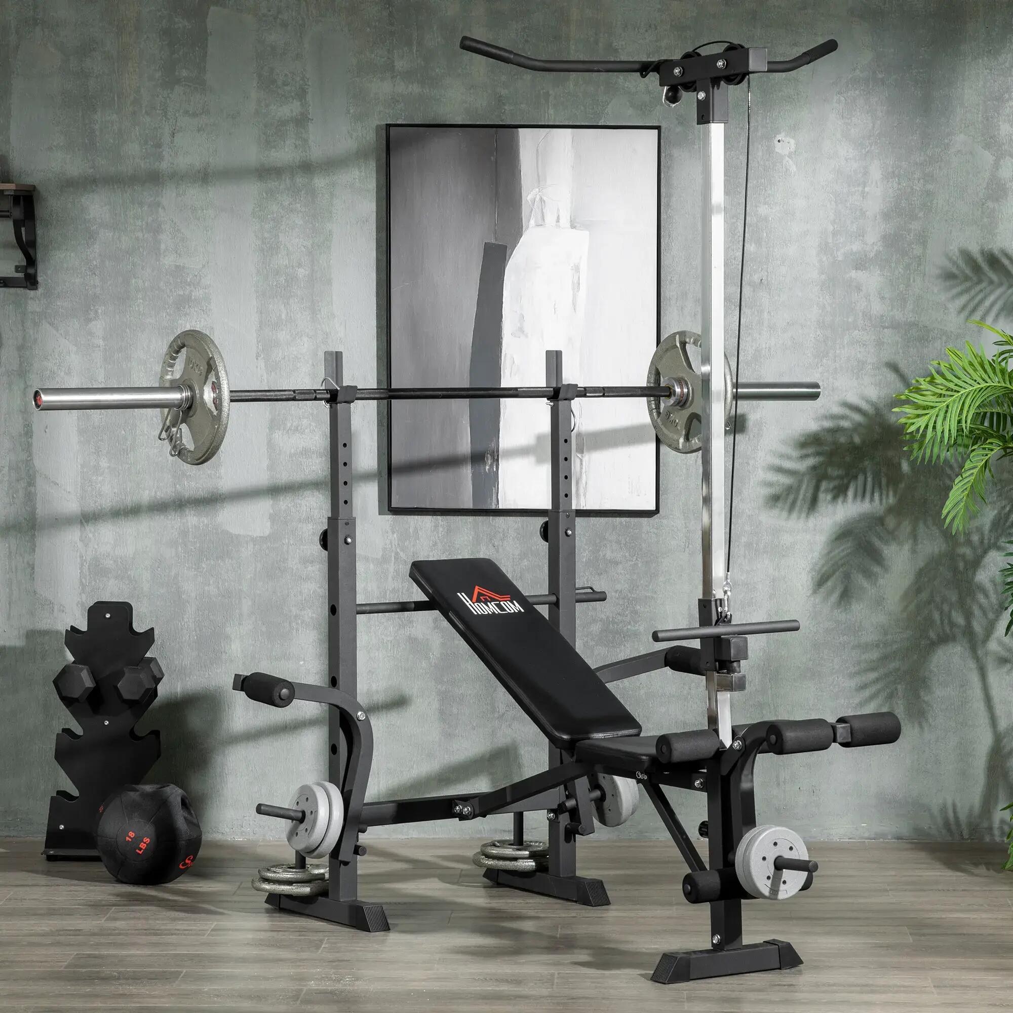 Banc de musculation - fitness - réglable, multifonction 4/6