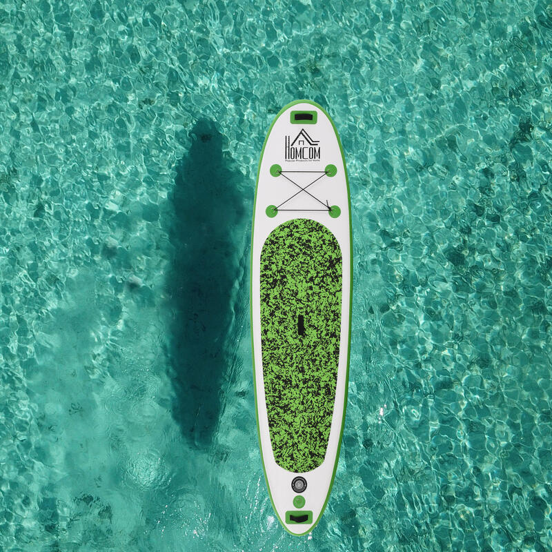 Prancha de Paddle Surf 302x76x10cm Verde HOMCOM