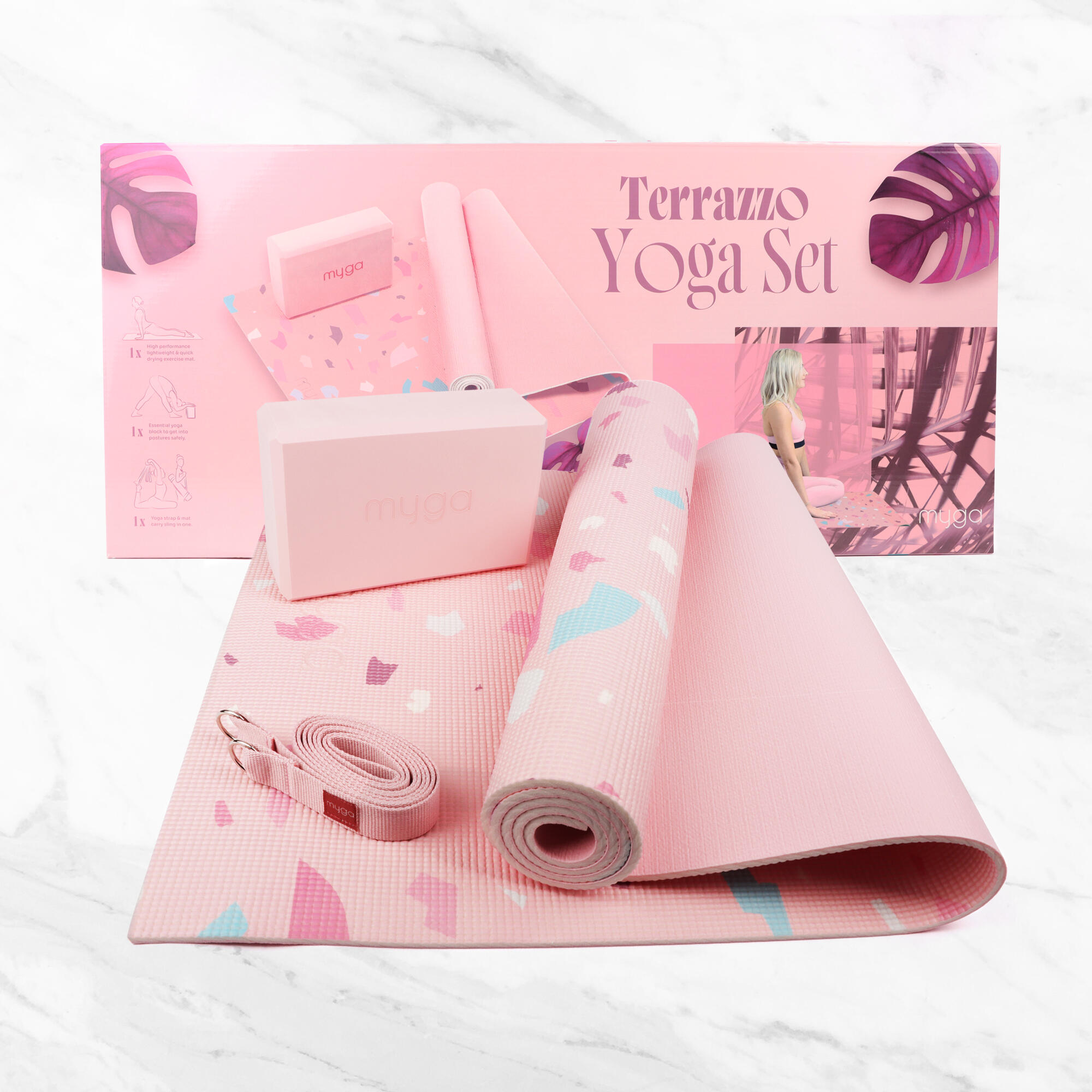 MYGA Yoga Starter Kit - Terrazzo