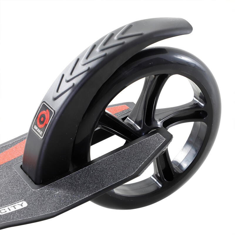 Patinete Plegable HOMCOM 92.5x37.5x97 cm Negro