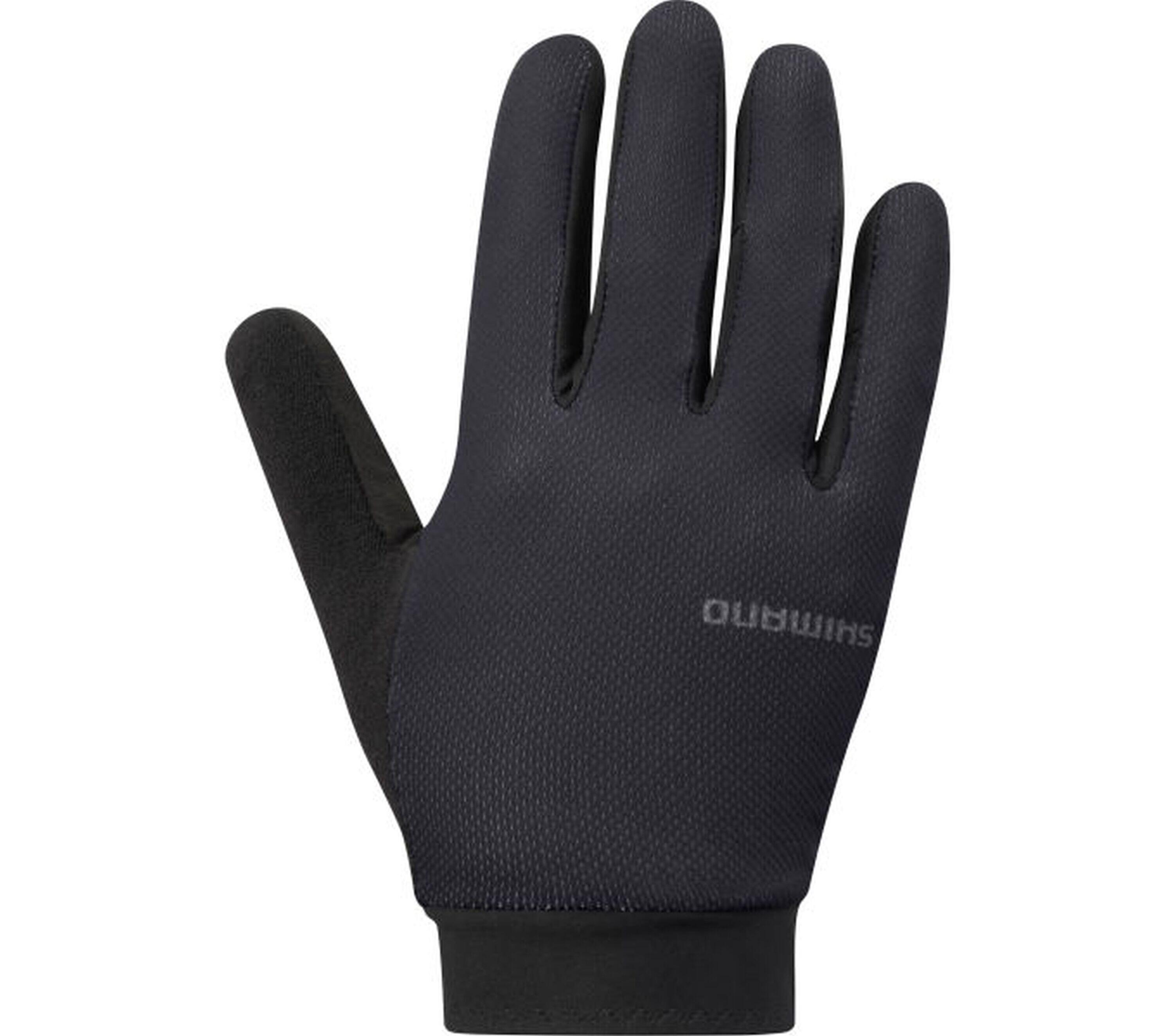 SHIMANO Fahrrad-Handschuhe Woman's EXPLORER FF,  Black