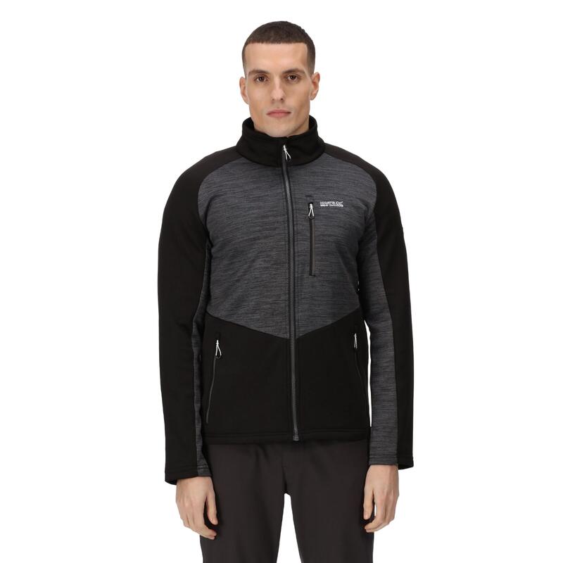 Heren Farson II Soft Shell Jas (Zwart/Donkergrijs)