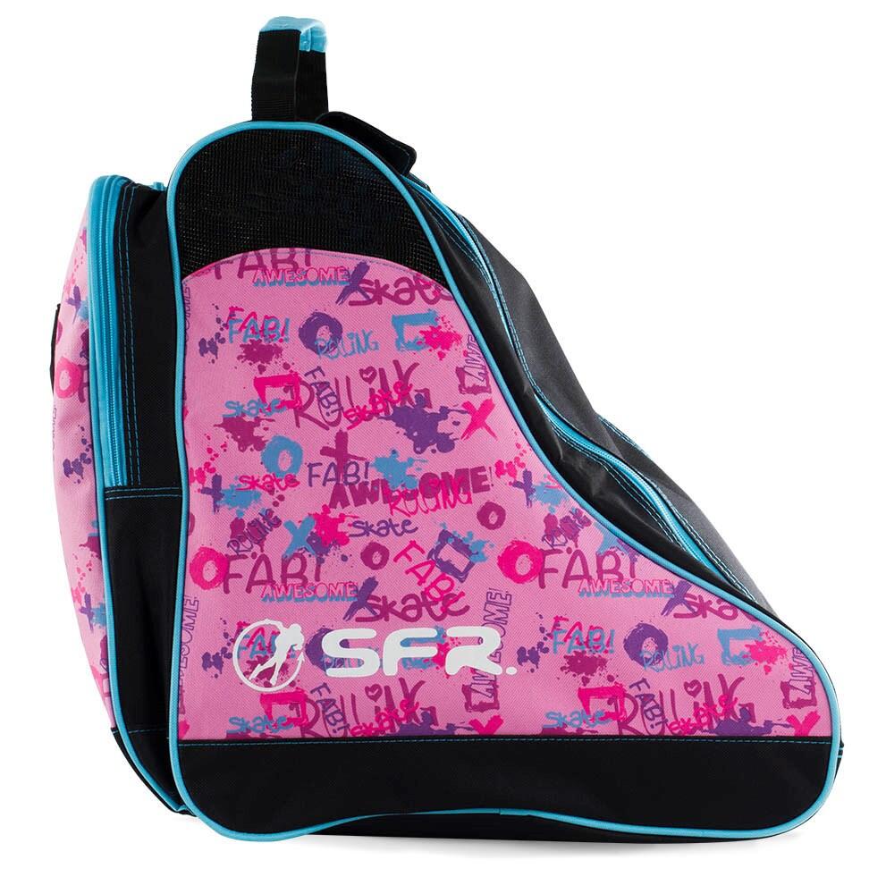 Designer Ice/Roller Skate Carry Bag - Pink Graffiti 2/3