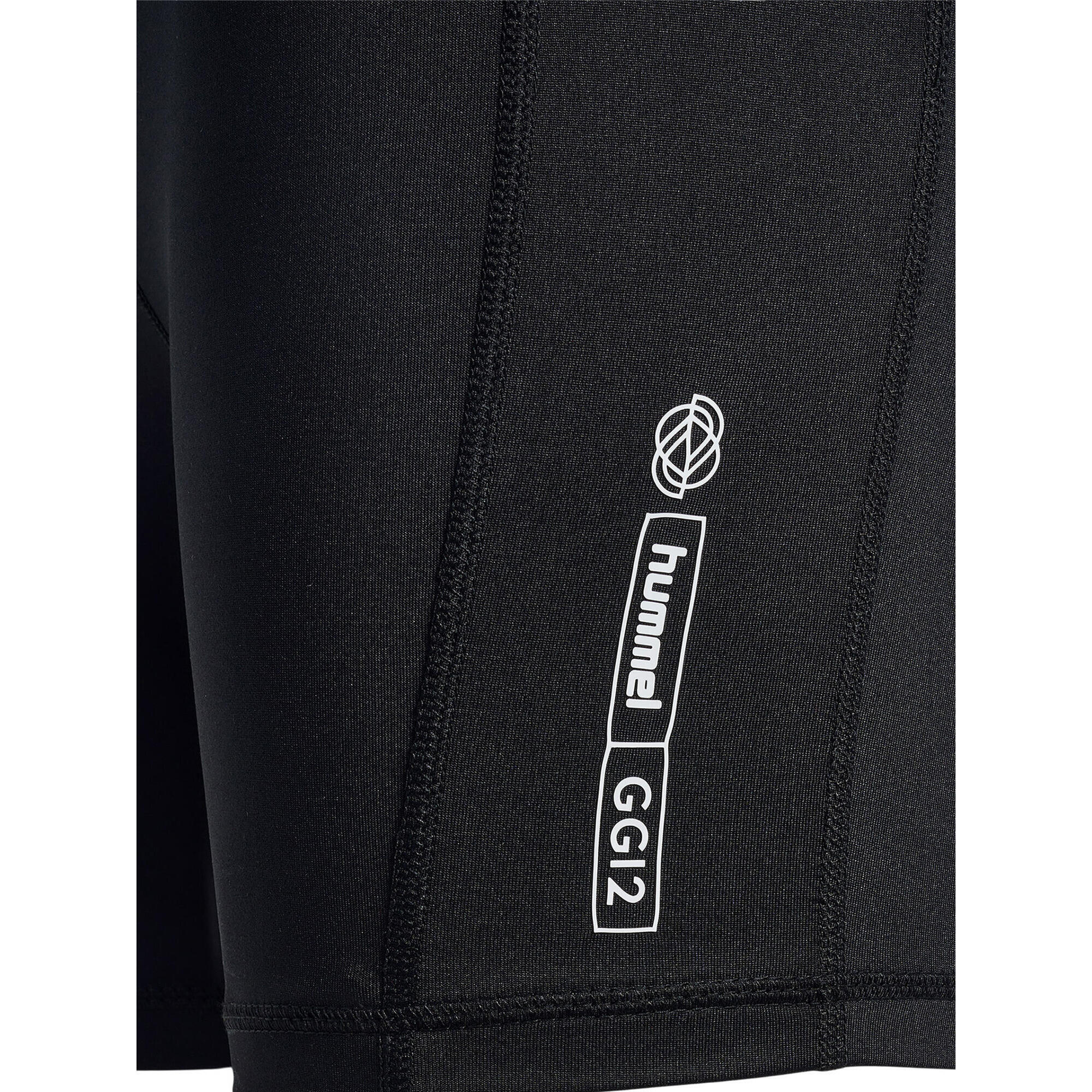 Hummel Hmlgg12 Action Shorts Woman - Pantaloncini Donna In Tessuto A Rete Con Logo Stampato E Vita Regolabile