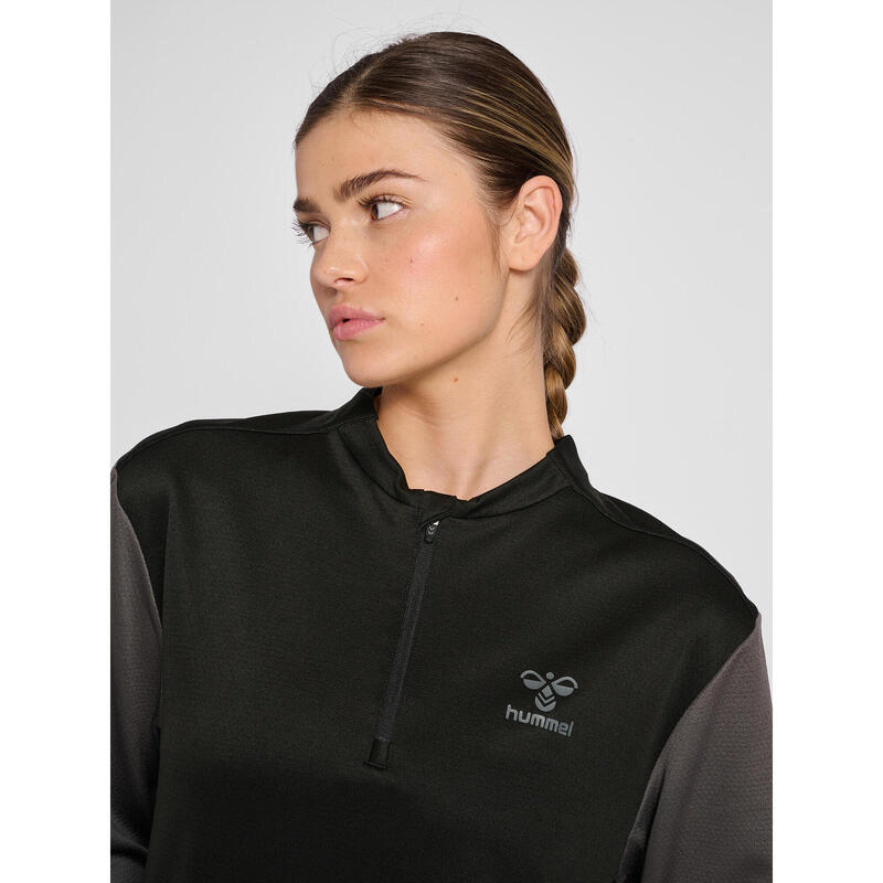 Felpa da donna 1/2 zip in poliestere Hummel Off-Grid