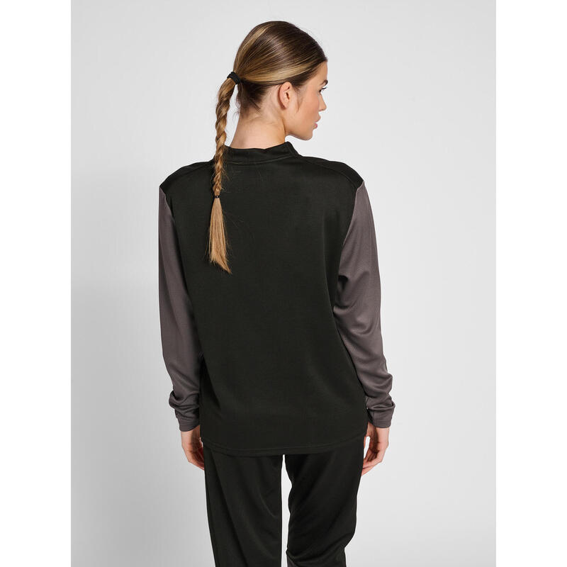 Fermeture Éclair Sweatshirt Hmlongrid Multisport Femme HUMMEL