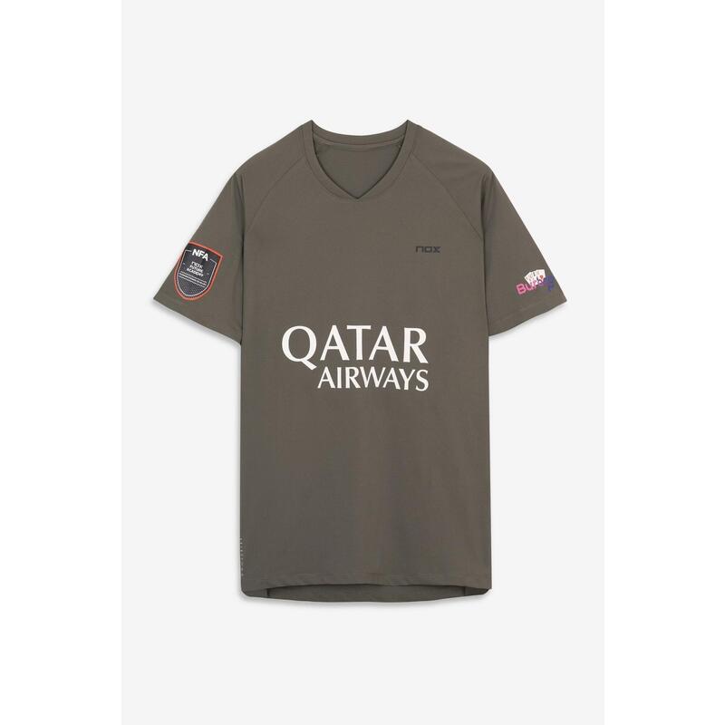 Camiseta de Pádel Oficial de Agustín Tapia 2023 - Verde Olive