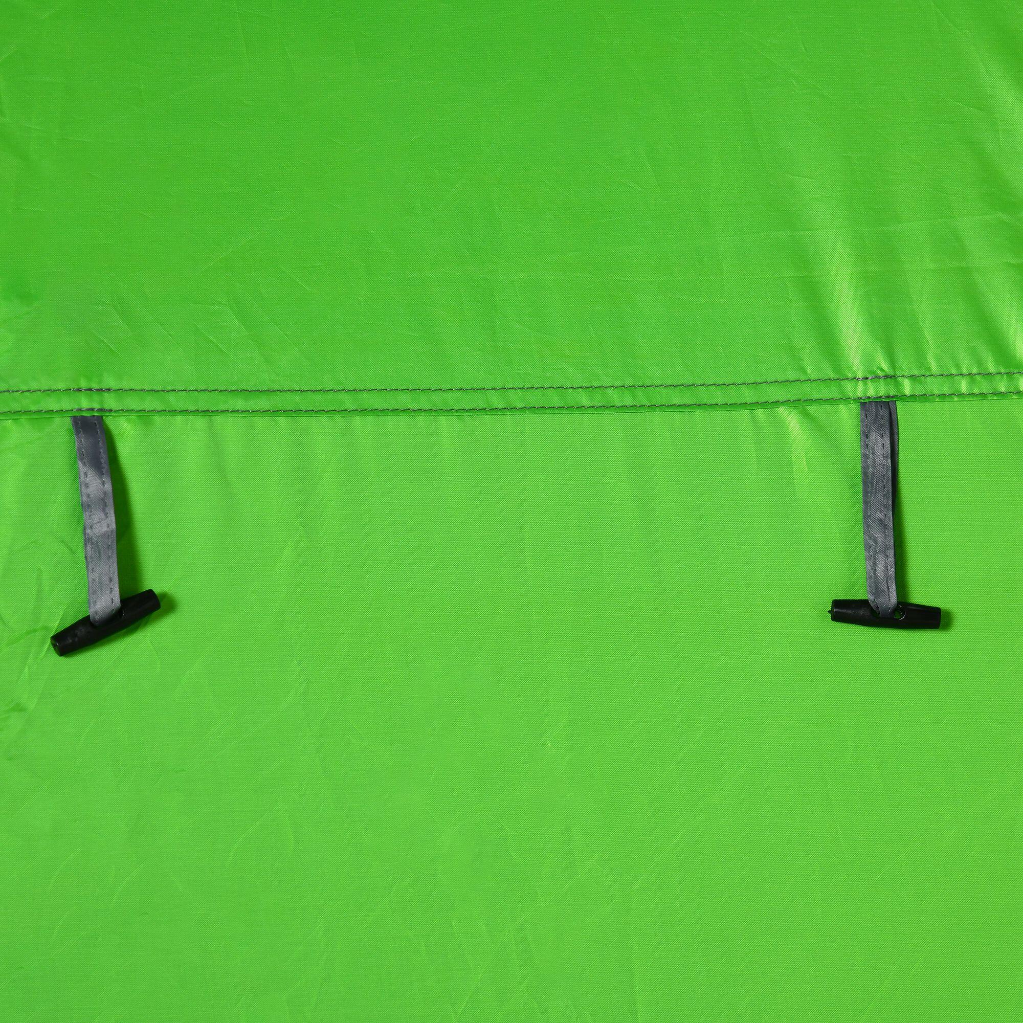 Tienda de Ducha Outsunny 126x124x189 cm Verde 4/7