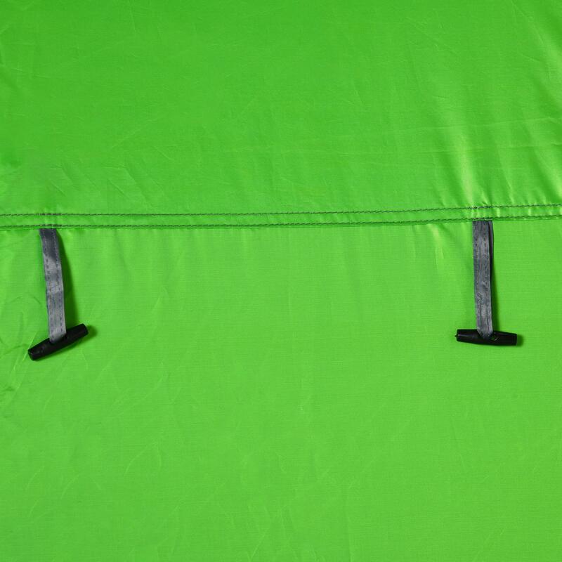 Tenda de duche 126x124x189 cm verde Outsunny