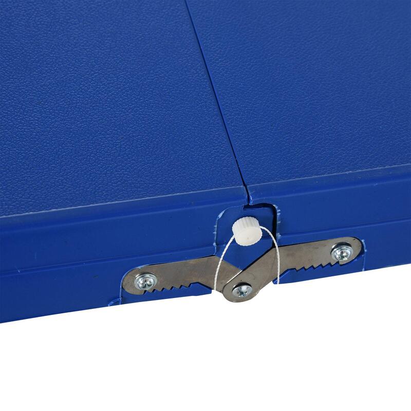 Mesa Plegable Outsunny 135.5x84.5x66 cm Azul