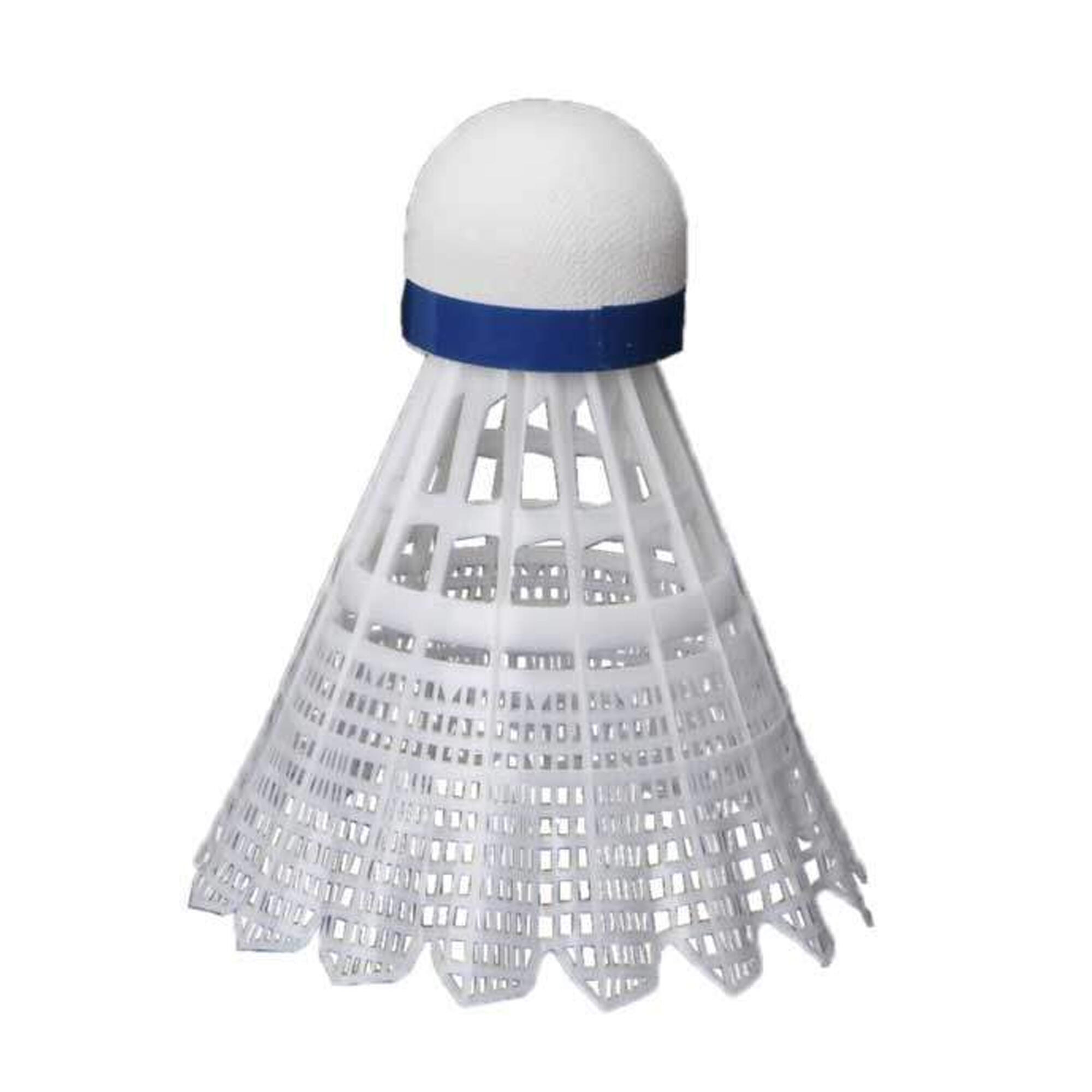 Dropshot Shuttlecock (Pack of 6) (White) 2/3