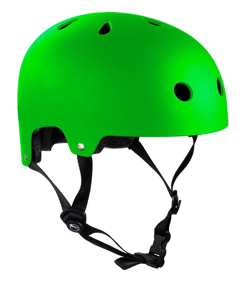 Essentials Matt Fluo Green Helmet - Matt Green 1/3