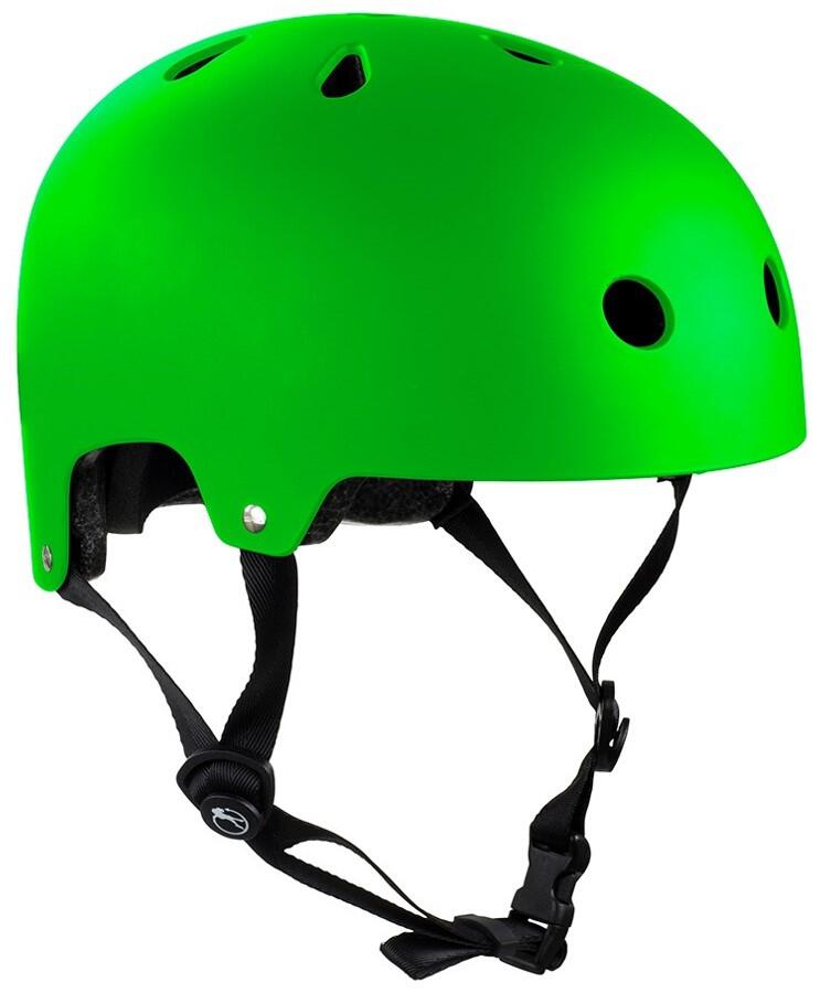 Essentials Matt Fluo Green Helmet - Matt Green 3/3