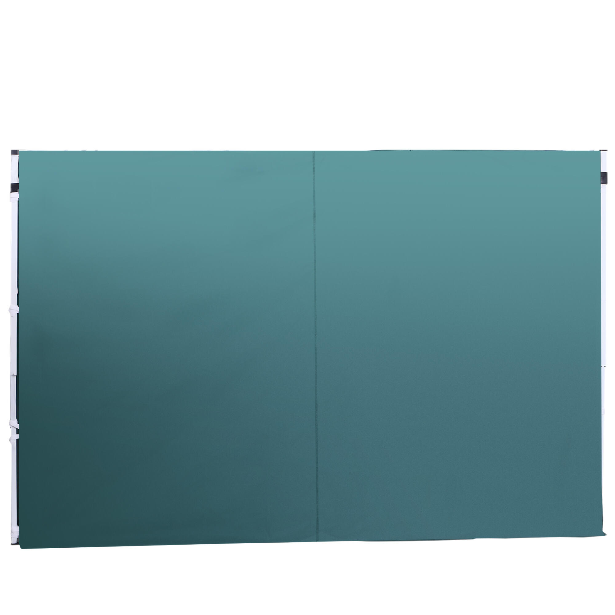 Paredes Laterais para Tenda 300x200 cm Verde Escuro Outsunny 5/7