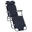 Tumbona Reclinable Outsunny 135x60x89cm Negro