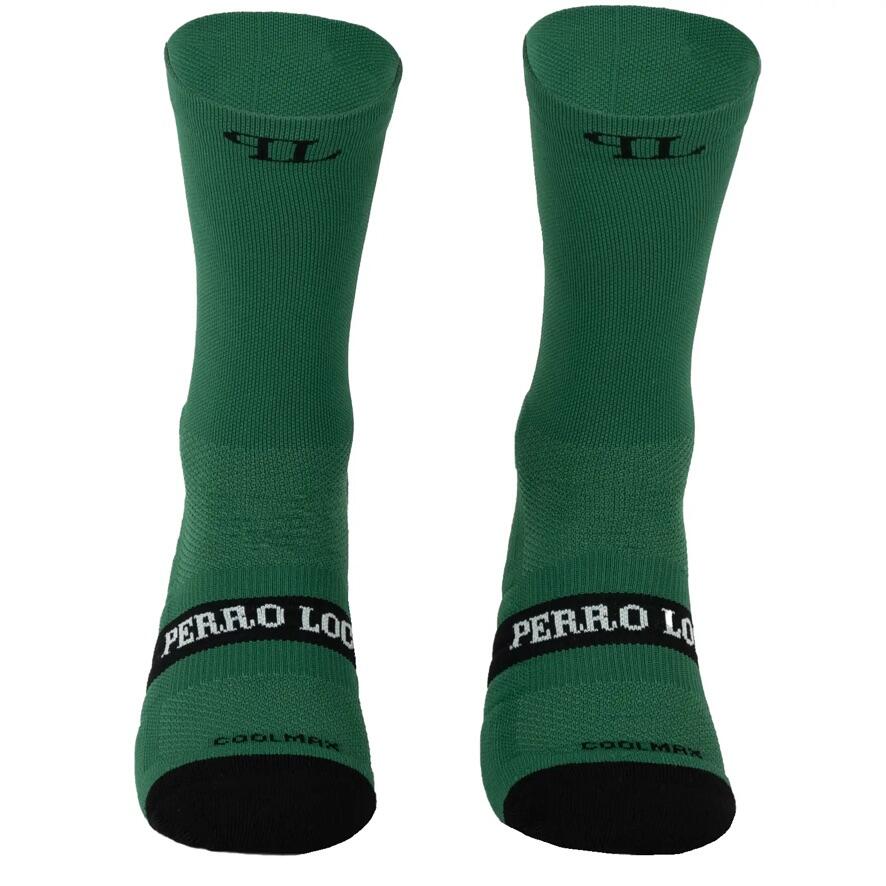 Calcetines Deportivos  Perro Loco unisex Camino de Santiago Verde 3/3