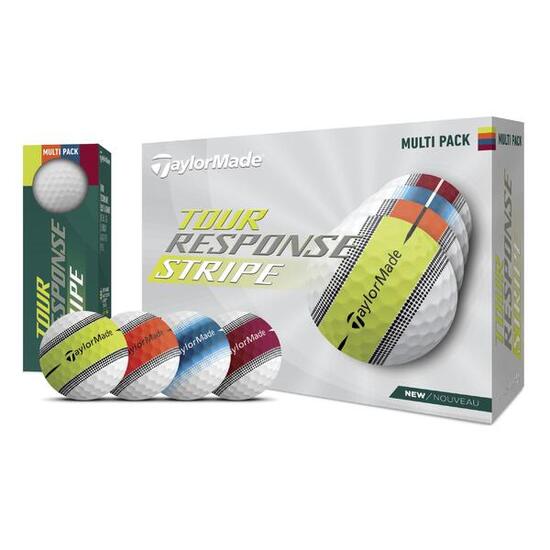 TaylorMade Tour Response Stripe Balles de golf Multicolore