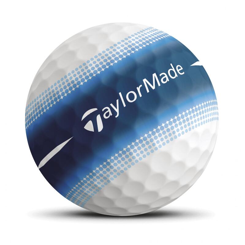 Palline da golf TaylorMade Tour Response Stripe, multicolore