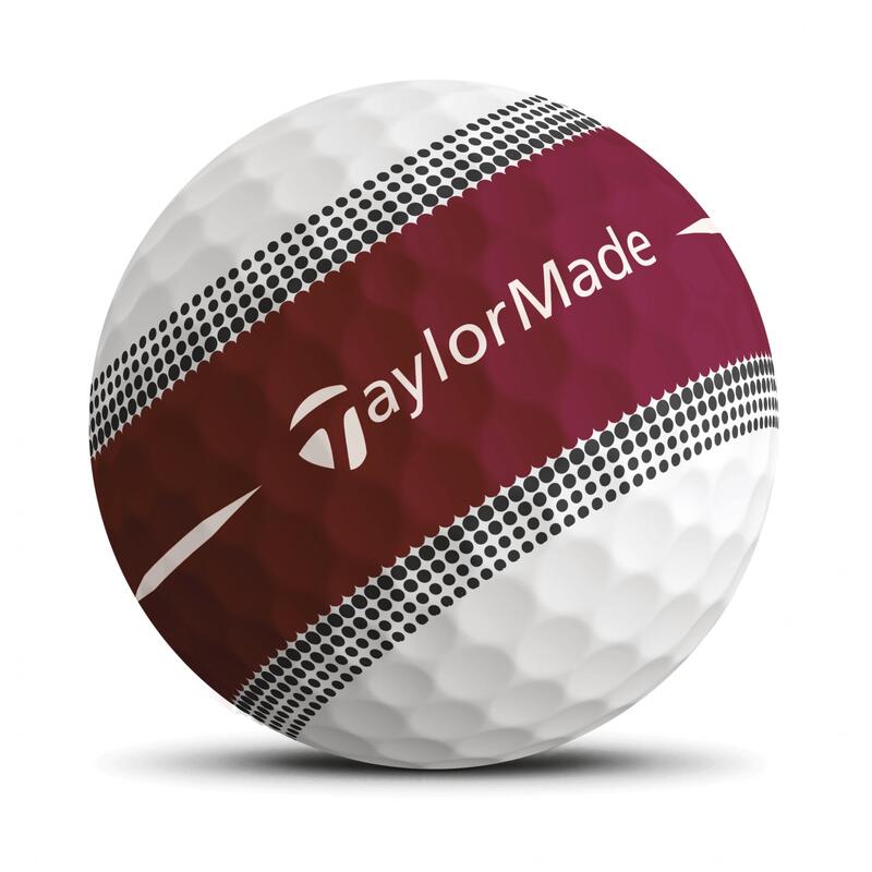 Palline da golf TaylorMade Tour Response Stripe, multicolore