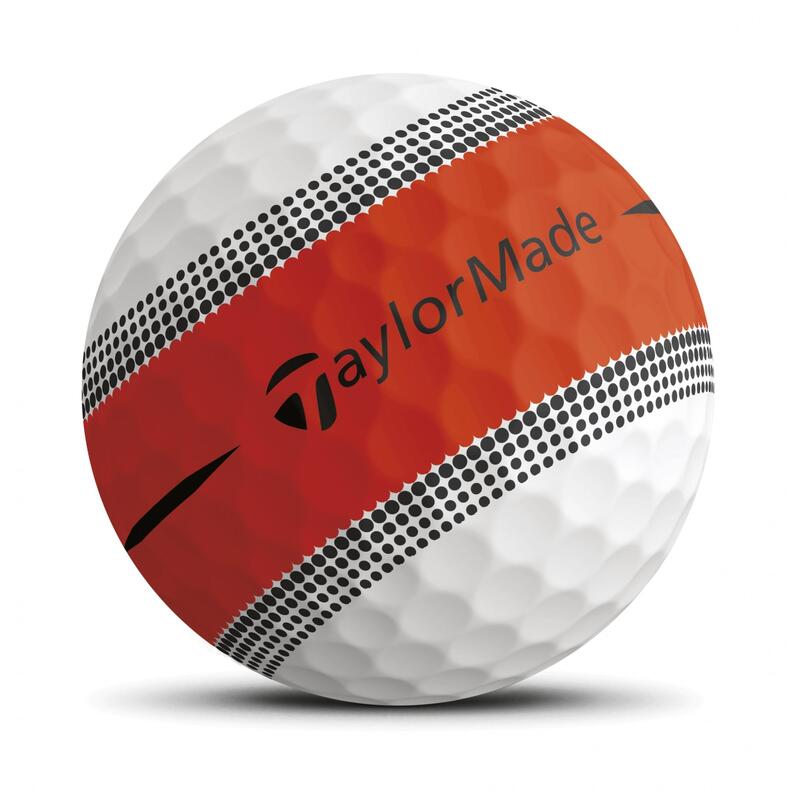 Palline da golf TaylorMade Tour Response Stripe, multicolore