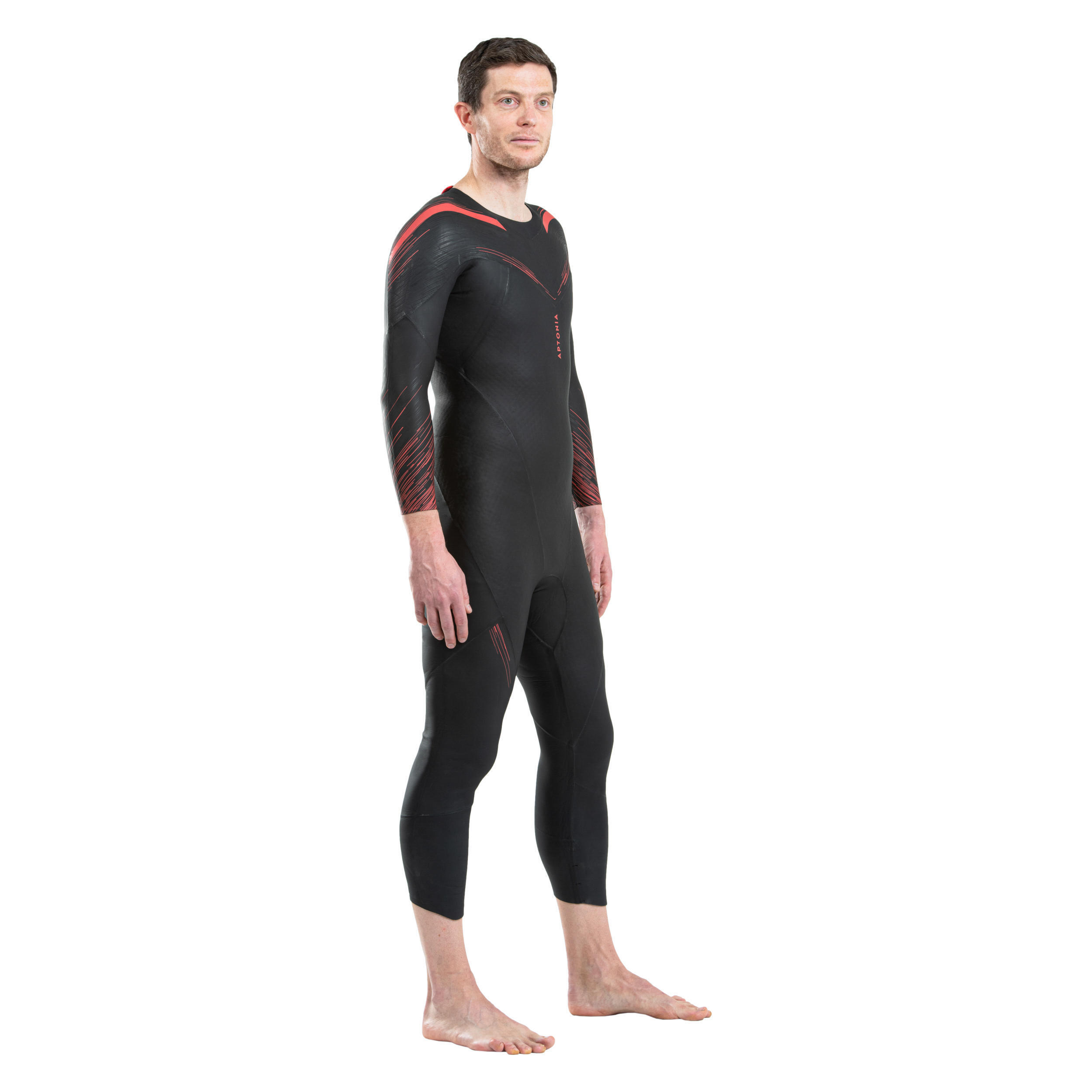 REFURBISHED MENS NEOPRENE LD TRIATHLON WETSUIT FOR SWIMMING - S - A GRADE 6/7