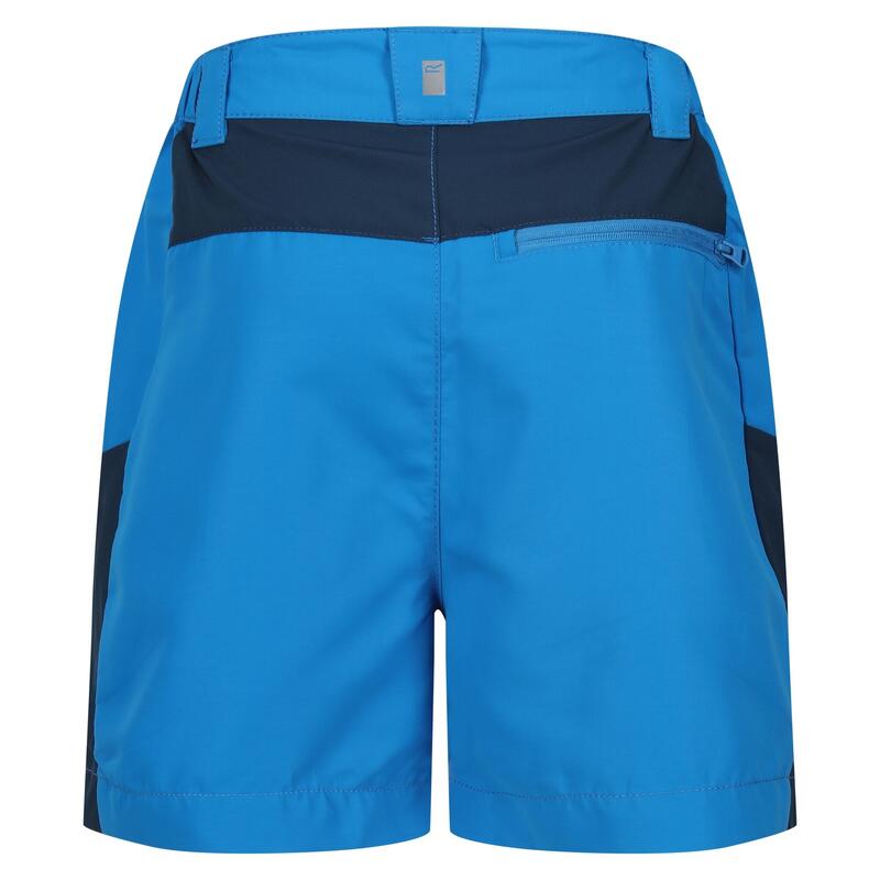 Pantalones Cortos Sorcer Mountain III para Niños/Niñas Azul Índigo, Ola Azul