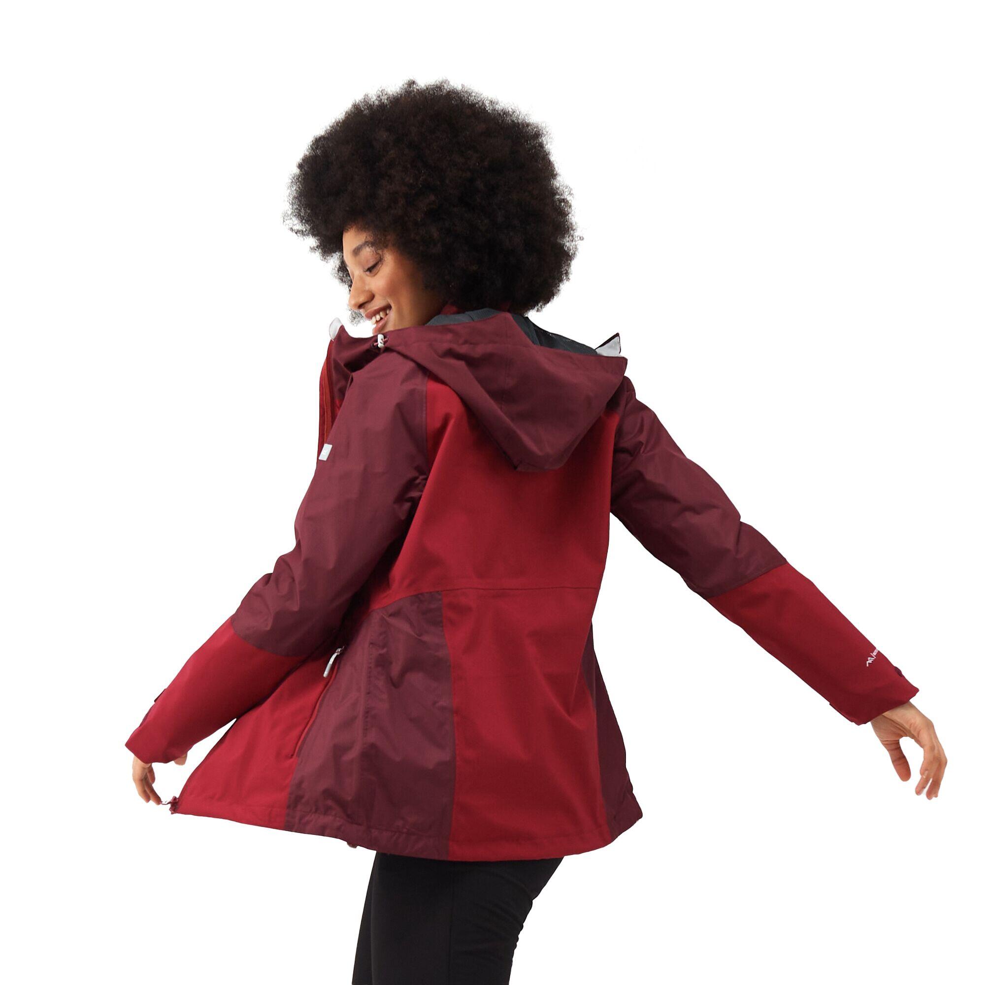 Womens/Ladies Highton IV Stretch Raincoat (Rumba Red/Burgundy) 2/5