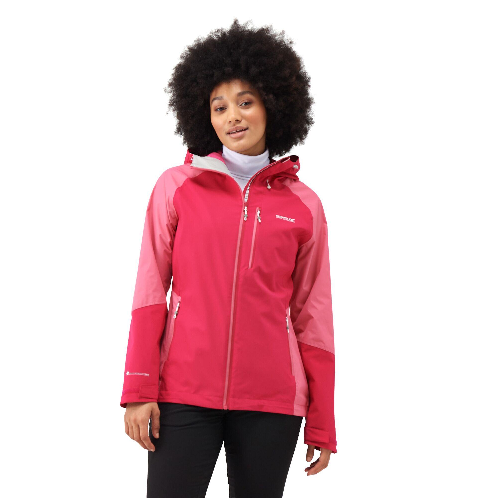 Imperméable HIGHTON Femme (Rose Fluo / Rose) 4/5