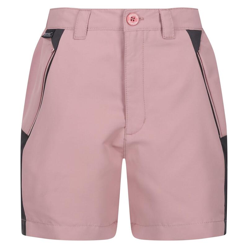 Kinderen/Kinderen Sorcer Mountain III Korte broek (Dusky Rose/Seal Grey)