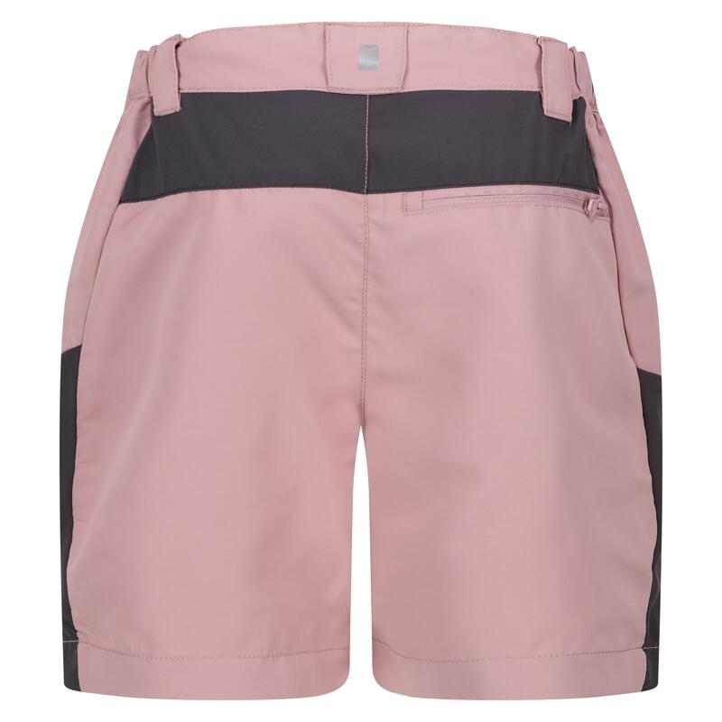 Pantaloncini Bambini Regatta Sorcer Mountain III Rosa Scuro Grigio Foca