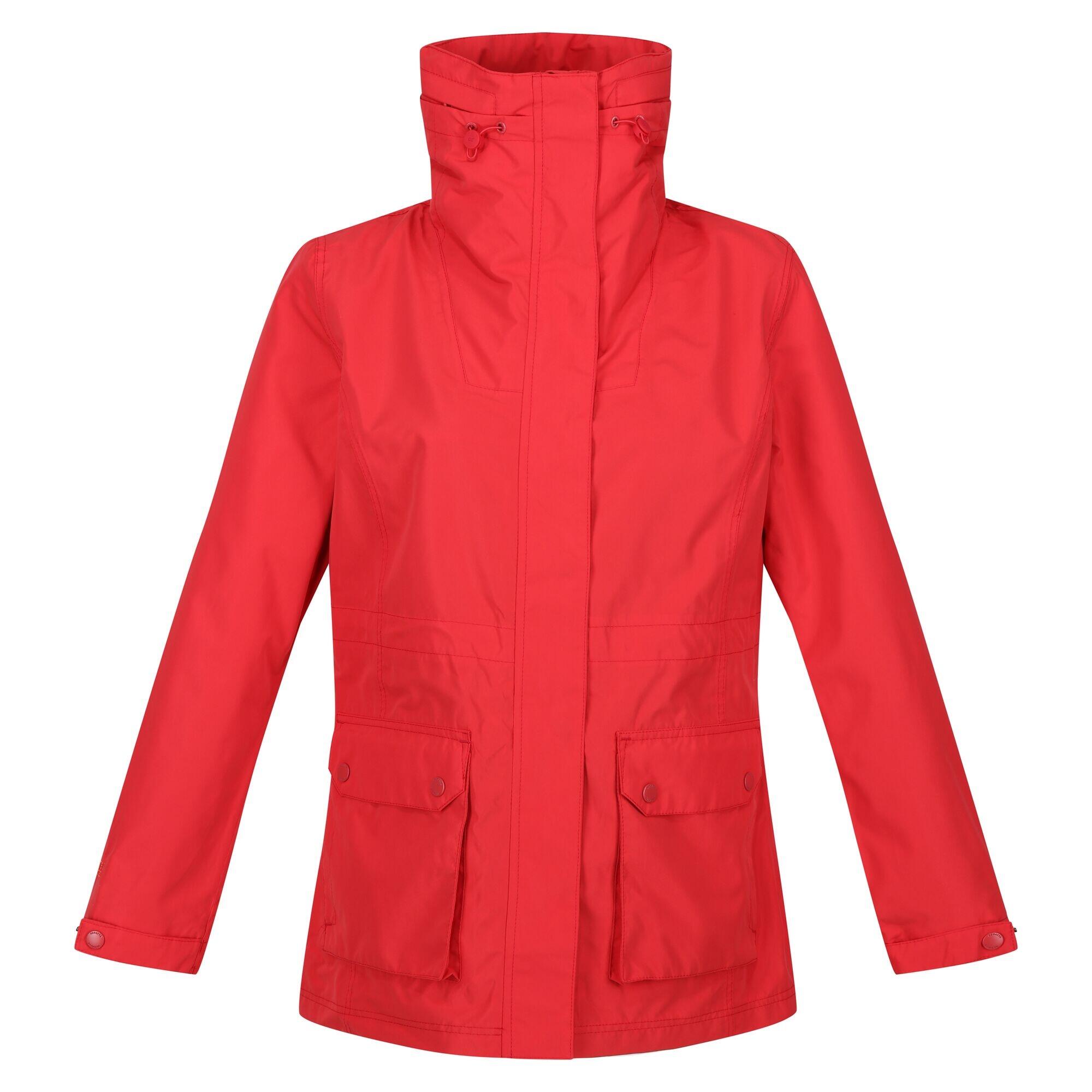 Womens/Ladies Novalee Raincoat (Miami Red) 1/5