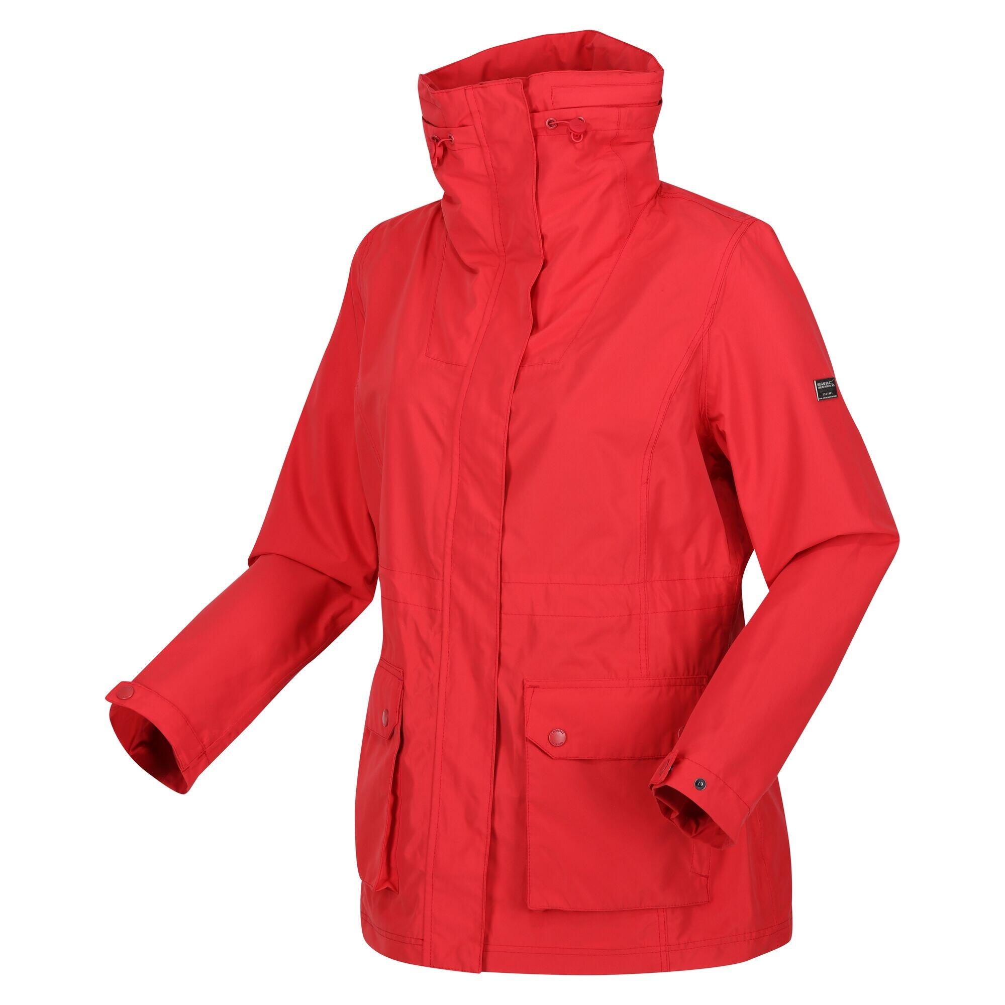 Womens/Ladies Novalee Raincoat (Miami Red) 3/5