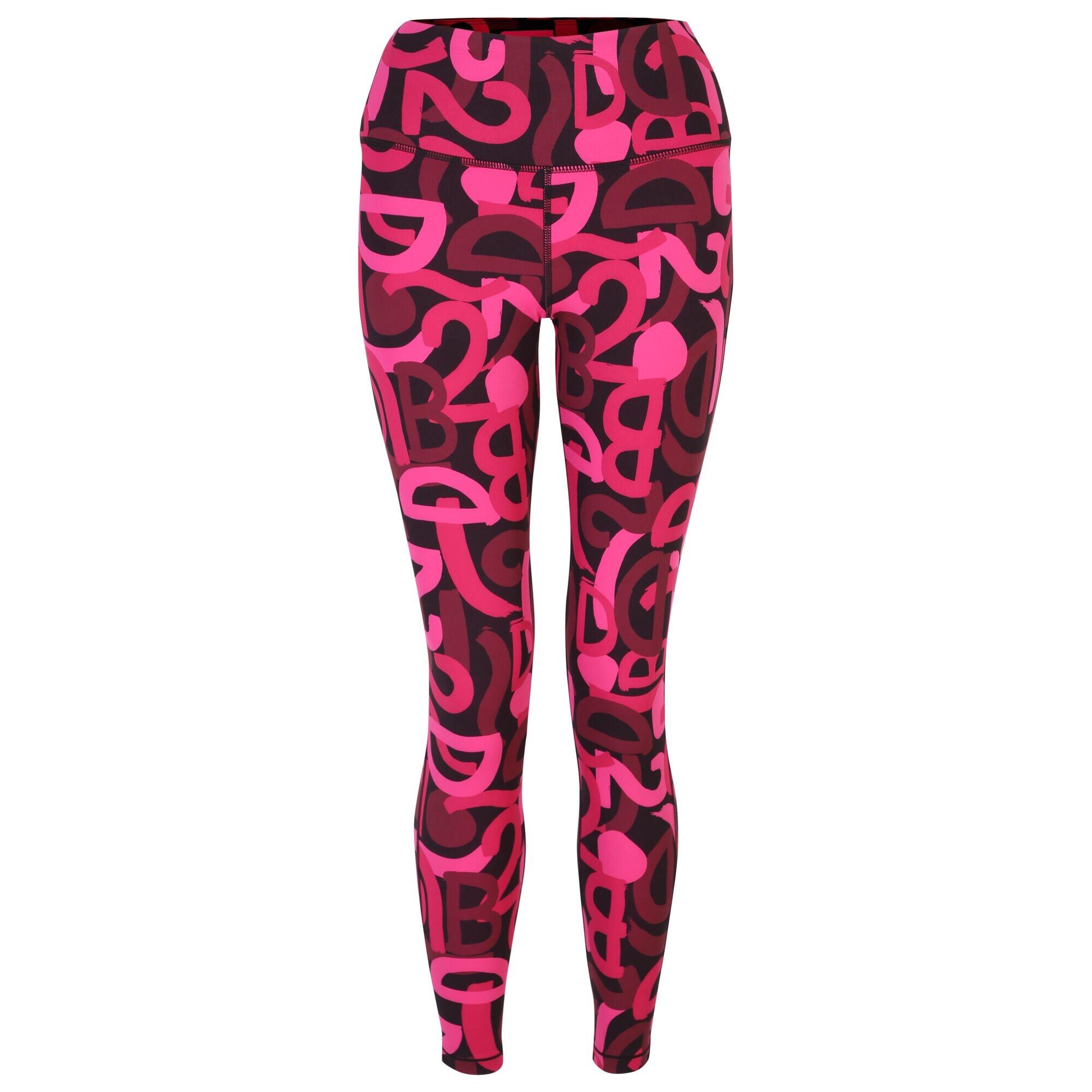 DARE 2B Womens/Ladies Influential Graffiti Lightweight Leggings (Pure Pink)