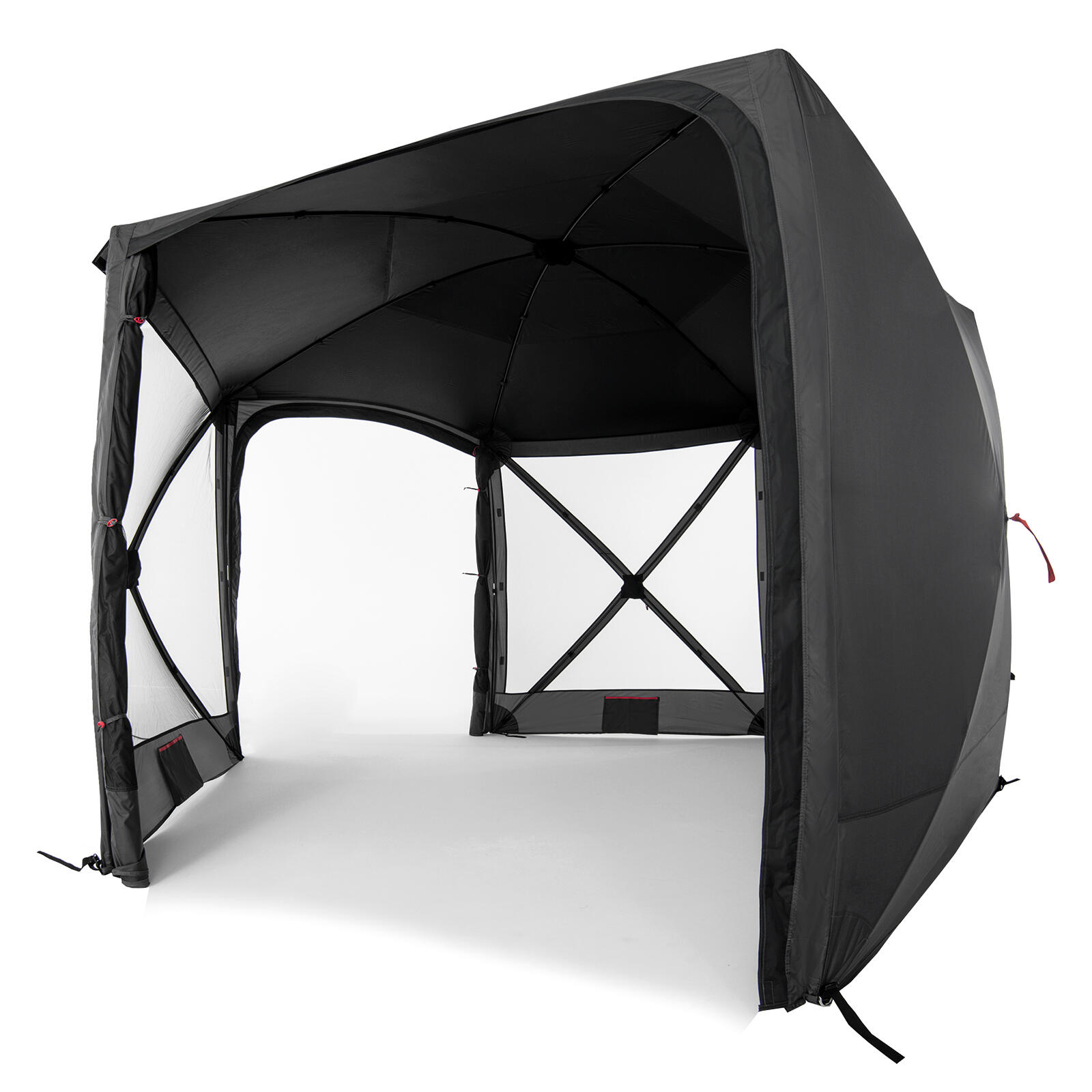 Abri de camping instantané - 3,7 x 2,2 m - protection UV80 - Quick Hub Hex 5/7