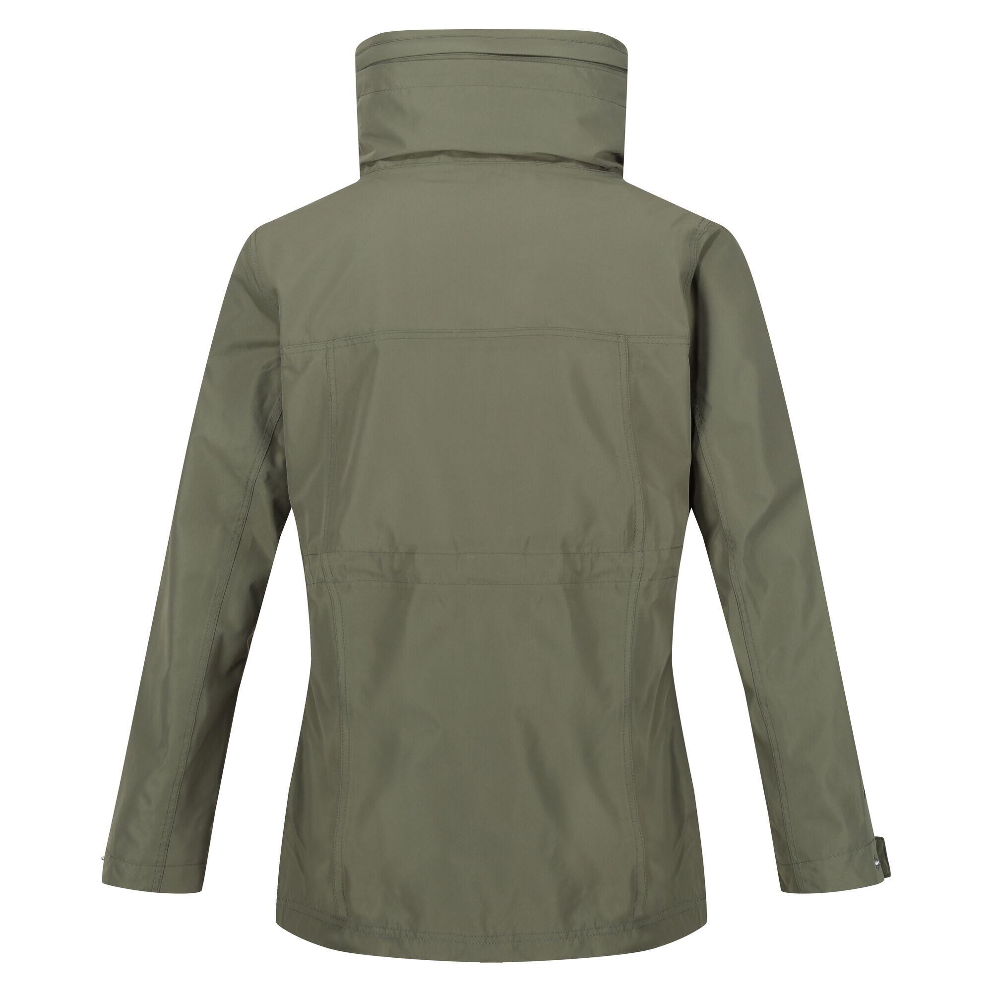 Womens/Ladies Novalee Raincoat (Four Leaf Clover) 2/5