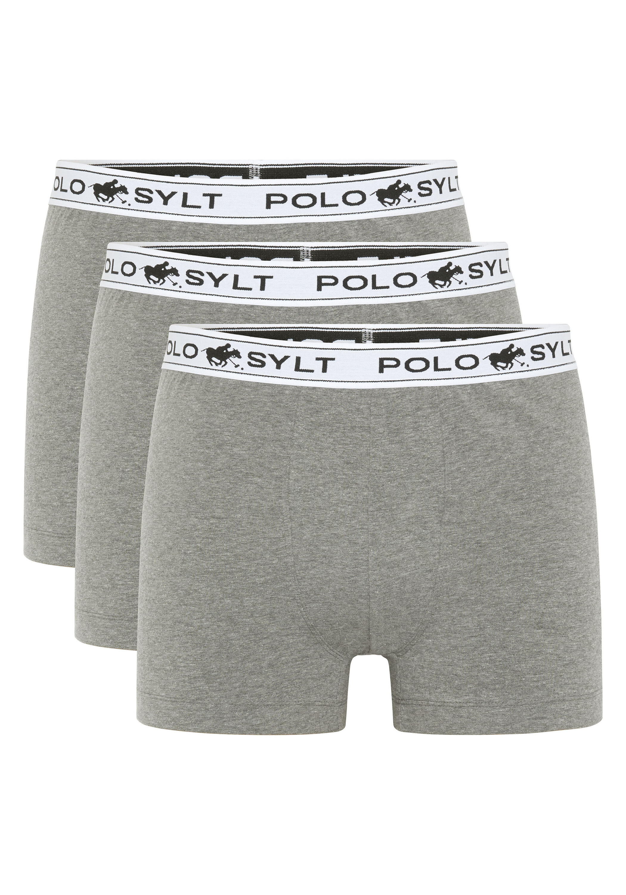 POLO SYLT Boxershorts im 3er-Pack mit Label-Elastikbund