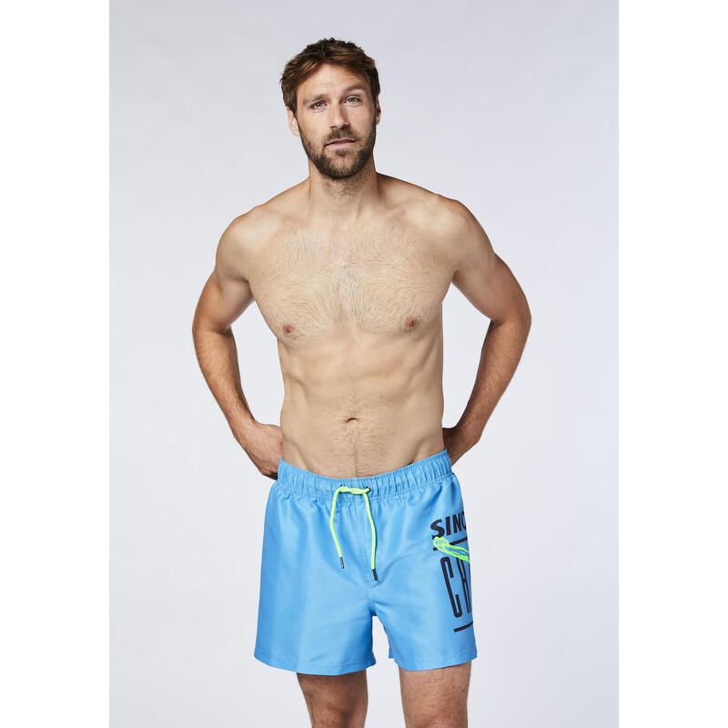 Badeshorts mit Jumper-Print